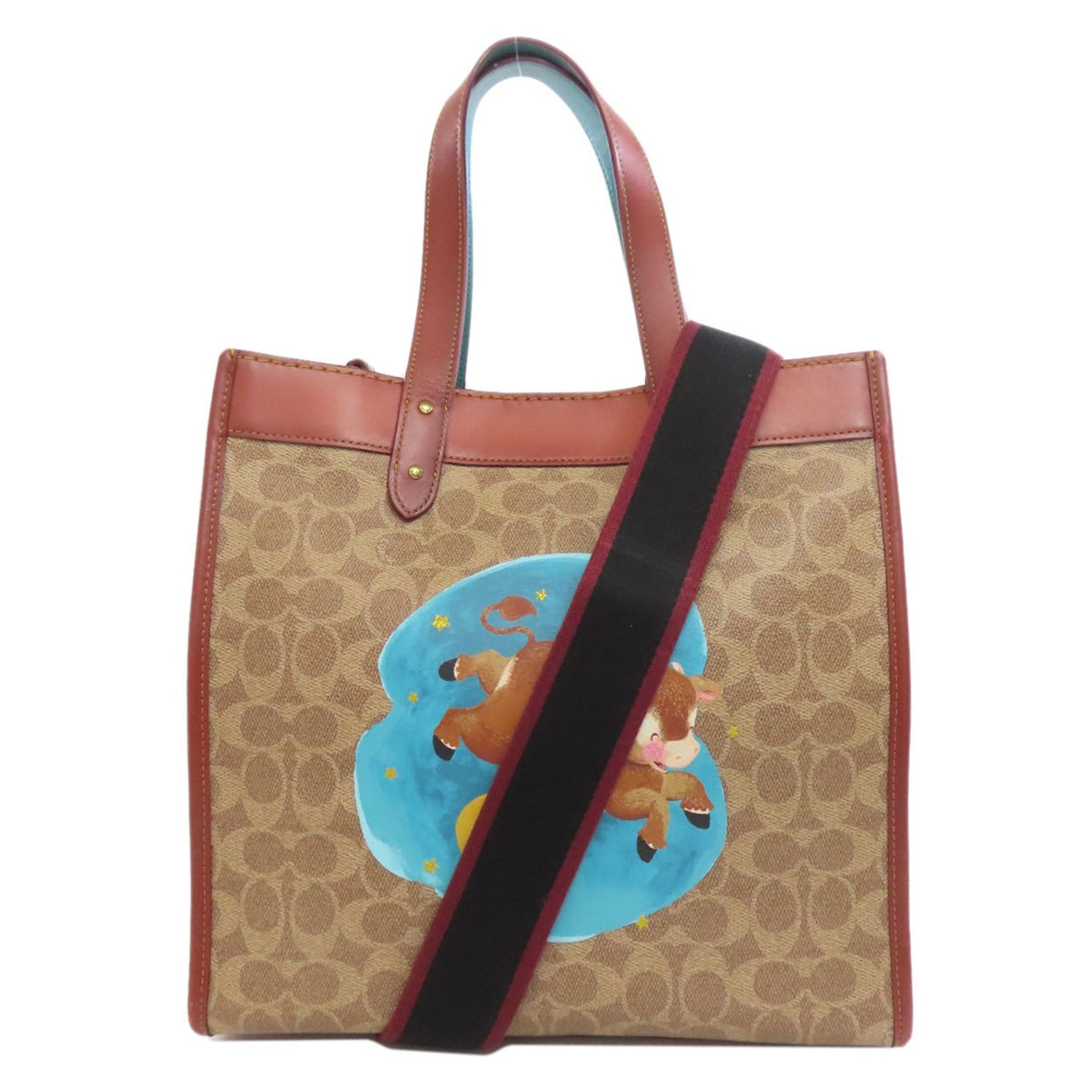 Coach Signature Ox Tote Bag in PVC