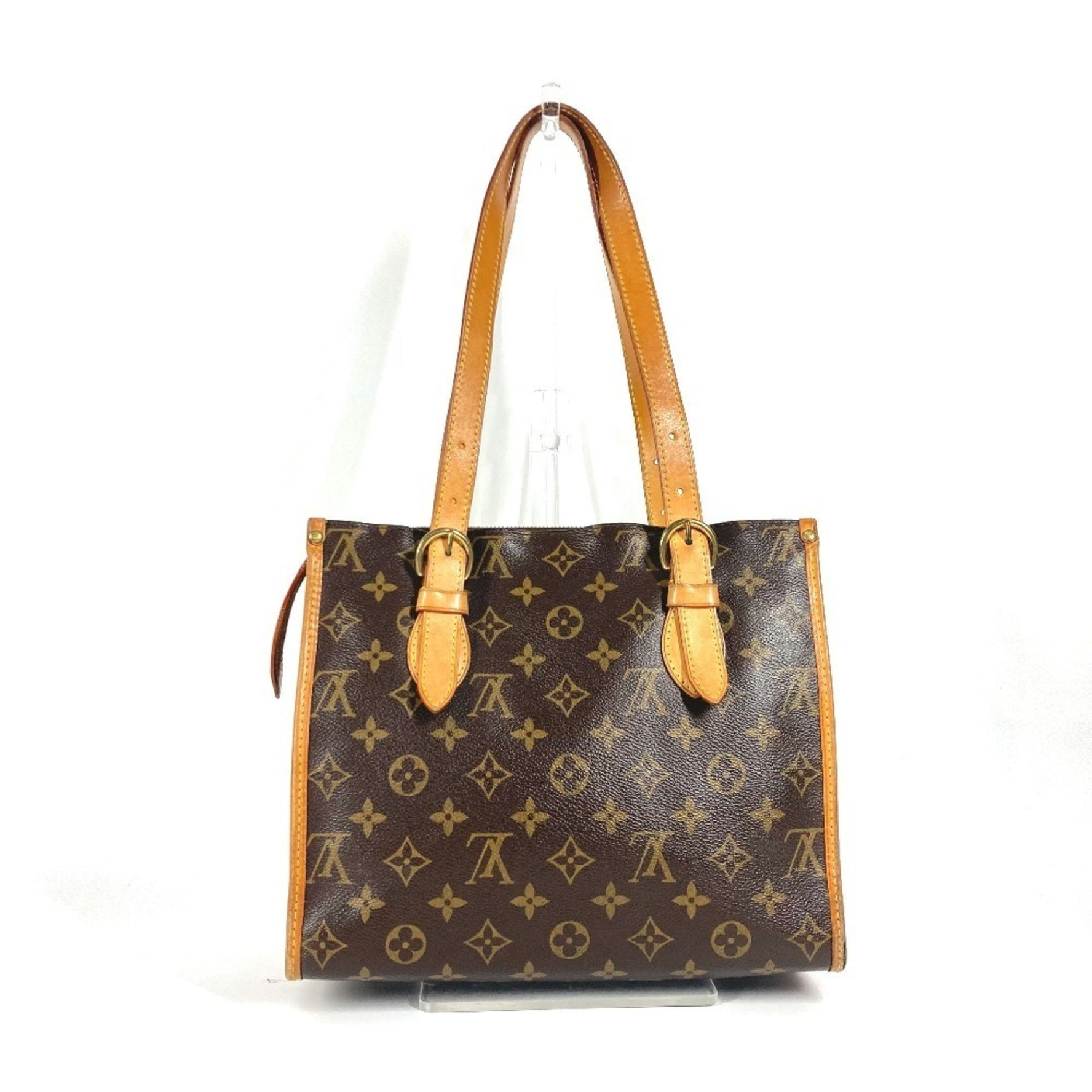 Louis Vuitton Monogram Popancou Luo Tote Bag Shoulder Canvas Men's Brown