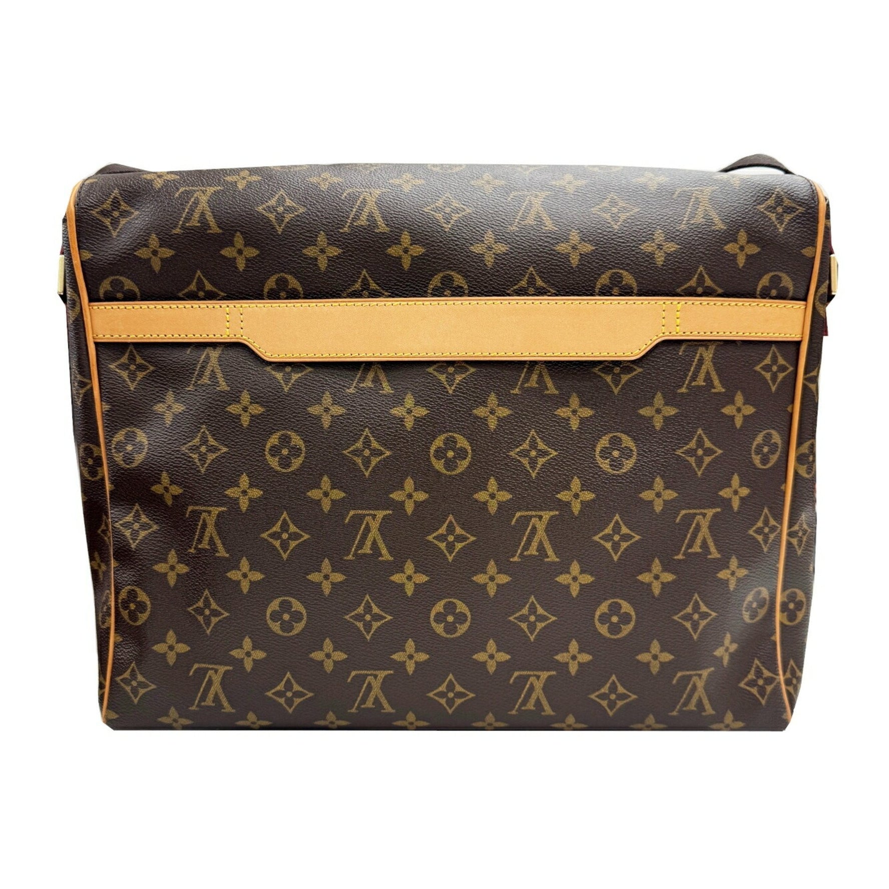 LOUIS VUITTON Abbesse Shoulder Bag in Monogram Canvas, Brown, Men's