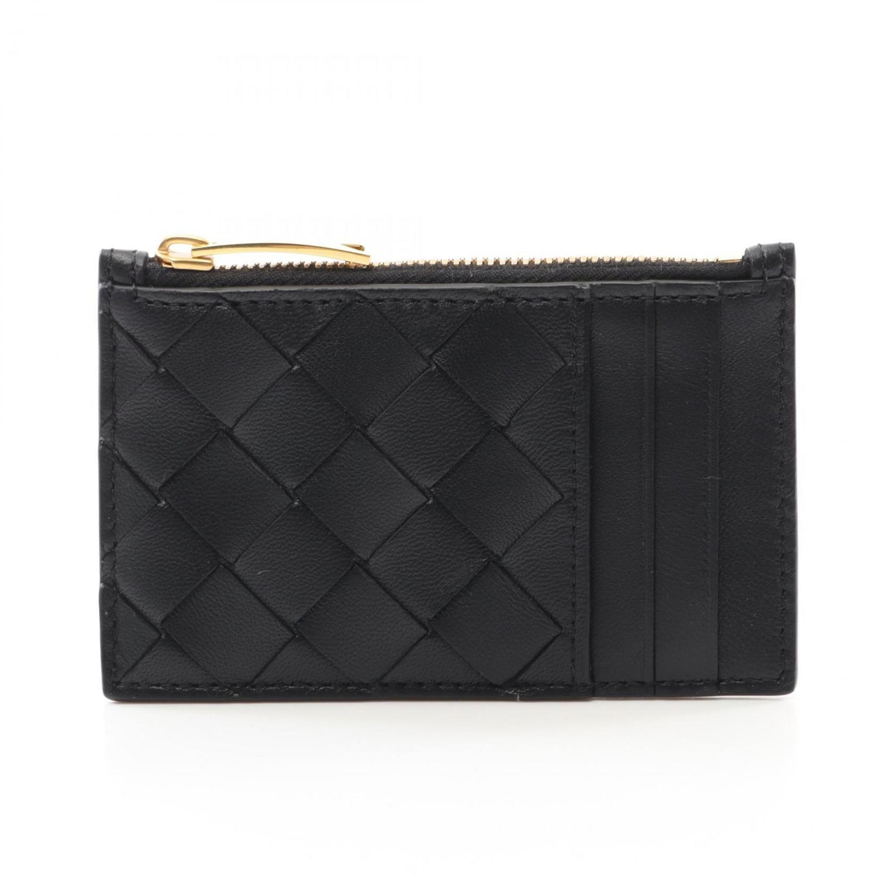 BOTTEGA VENETA Intrecciato Business Card Holder/Card Case Leather Men's