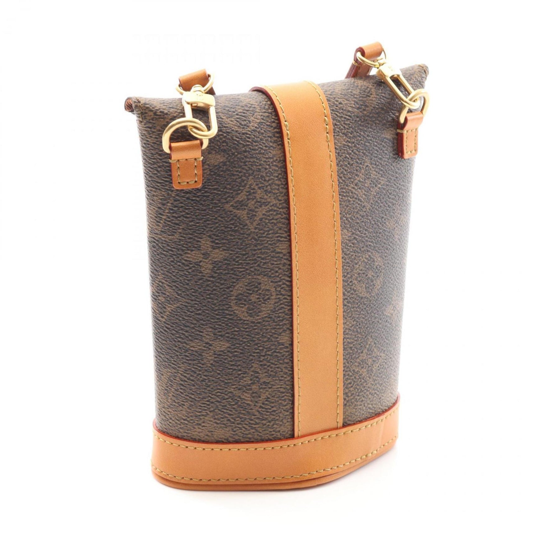 Louis Vuitton Envelope Pouch Shoulder Bag in Coated Canvas and Leather with Monogram Design
