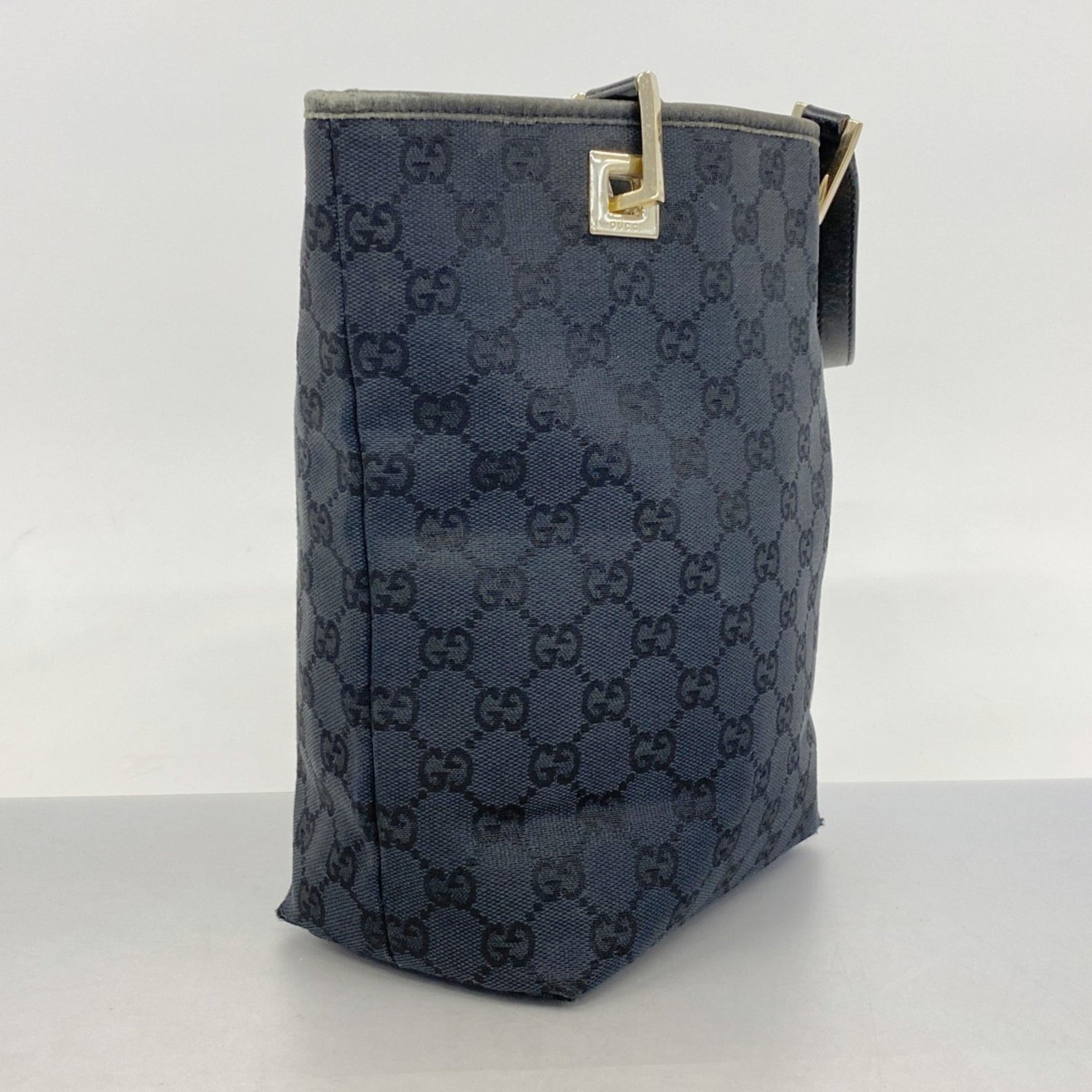 Gucci GG Canvas Tote Bag 002 1099 Black Women's
