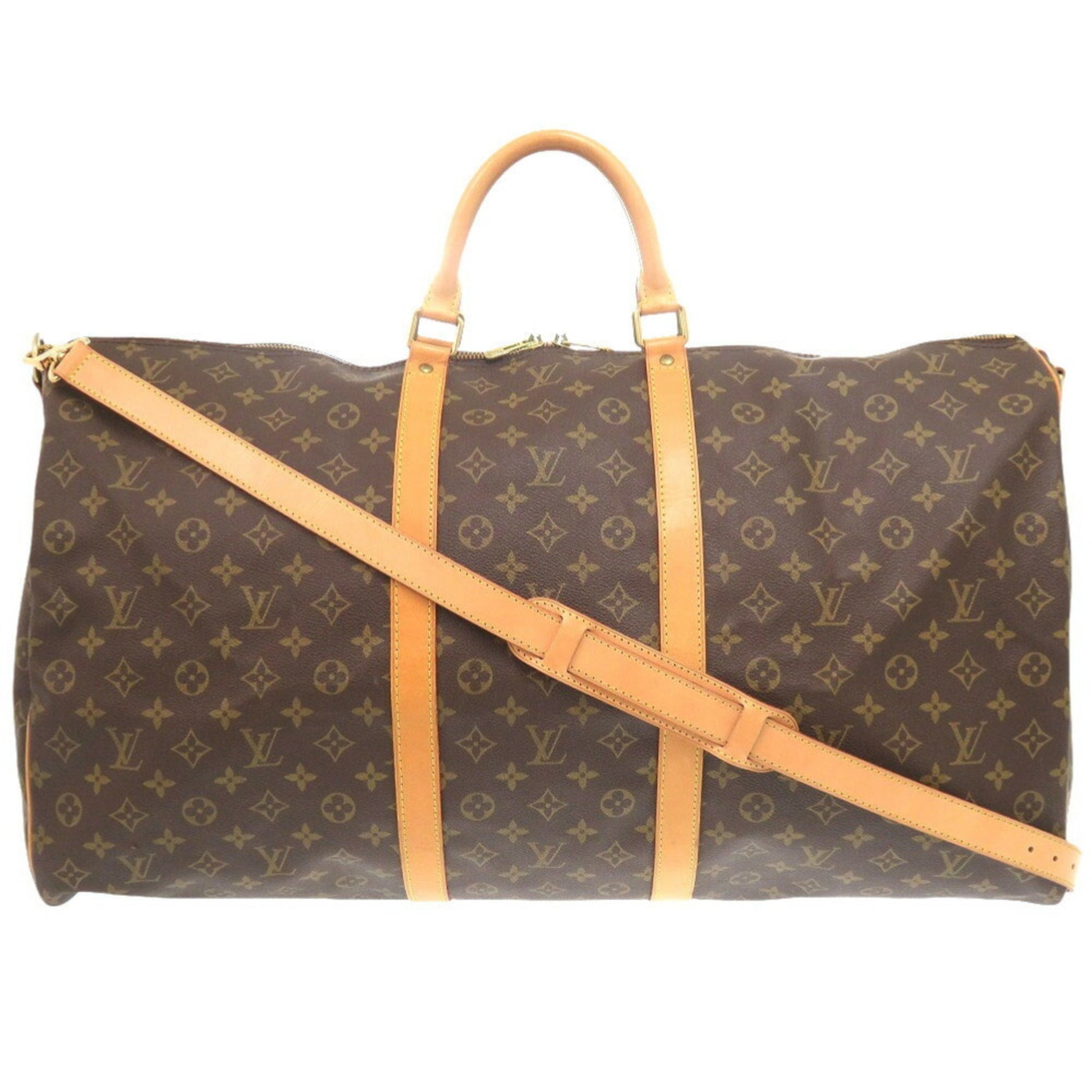 Louis Vuitton Keepall Bandouliere 60 Monogram M41412 Boston Bag with Strap 0825 LOUIS VUITTON