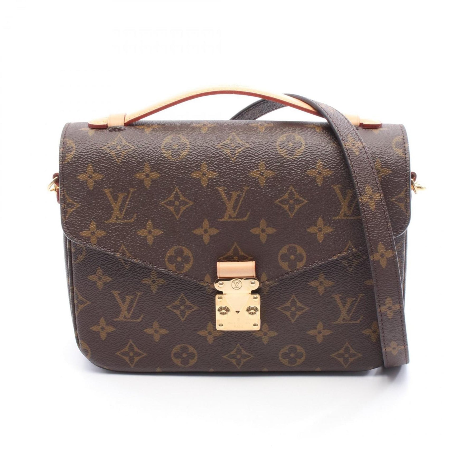 Louis Vuitton Metis MM Pochette Handbag, PVC-Coated Canvas and Leather, Monogram