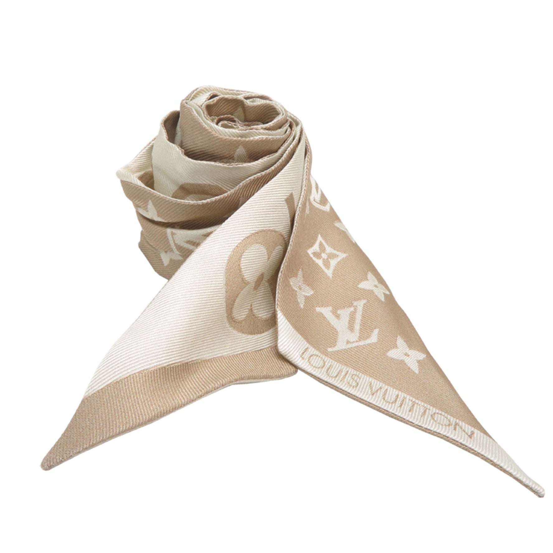 Louis Vuitton Bandeau Scarf Muffler 100% Silk