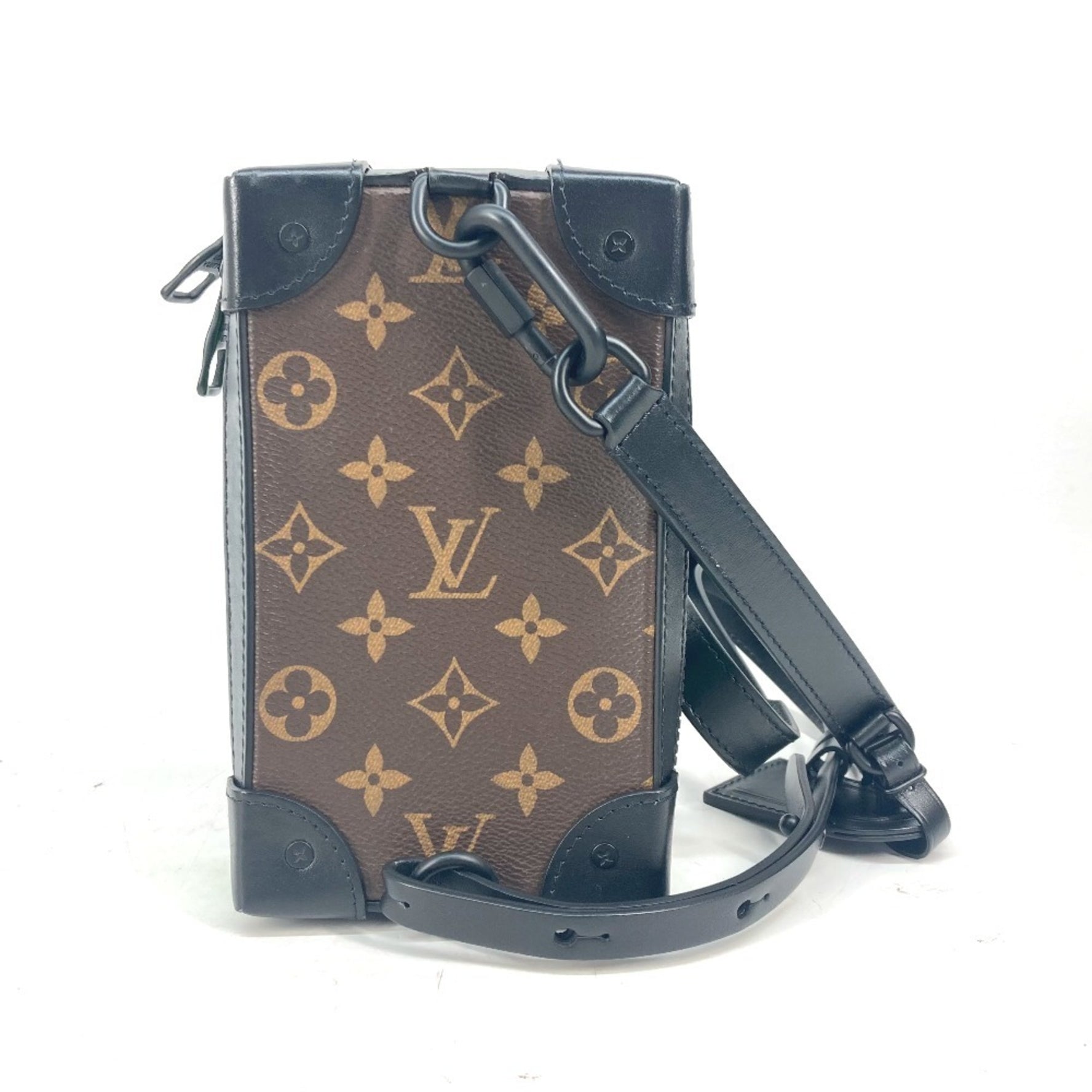Louis Vuitton Monogram Soft Trunk Phone Box Bag Pochette Crossbody Shoulder Canvas Men's