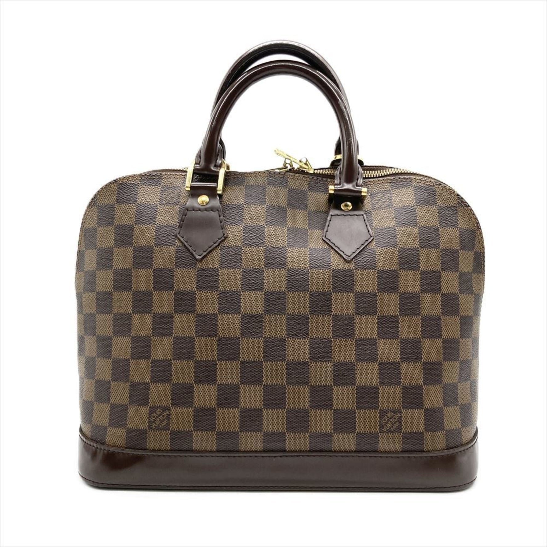 Louis Vuitton Alma PM Handbag, Damier Ebene Leather, Unisex