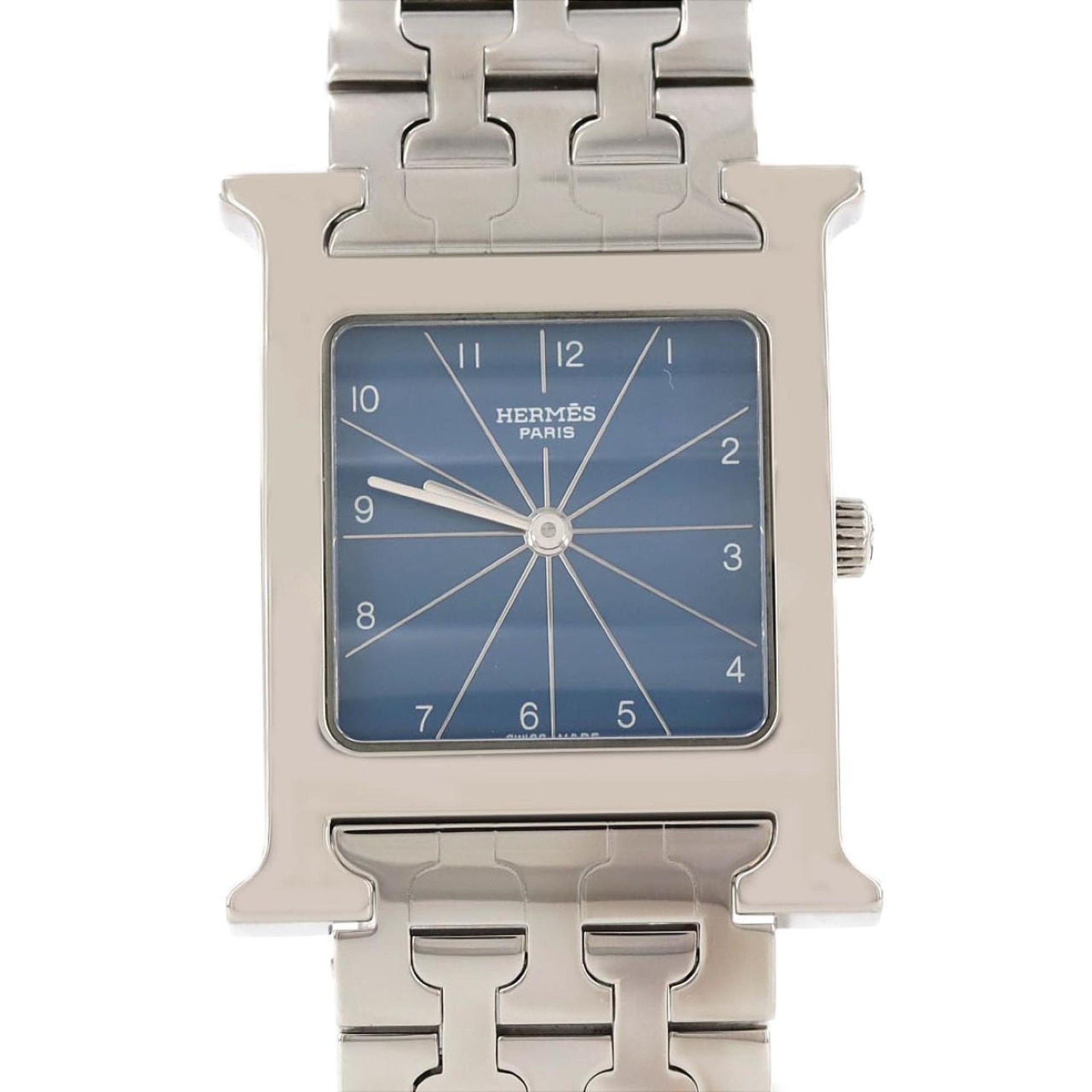 Hermès H Watch SS Quartz Wristwatch