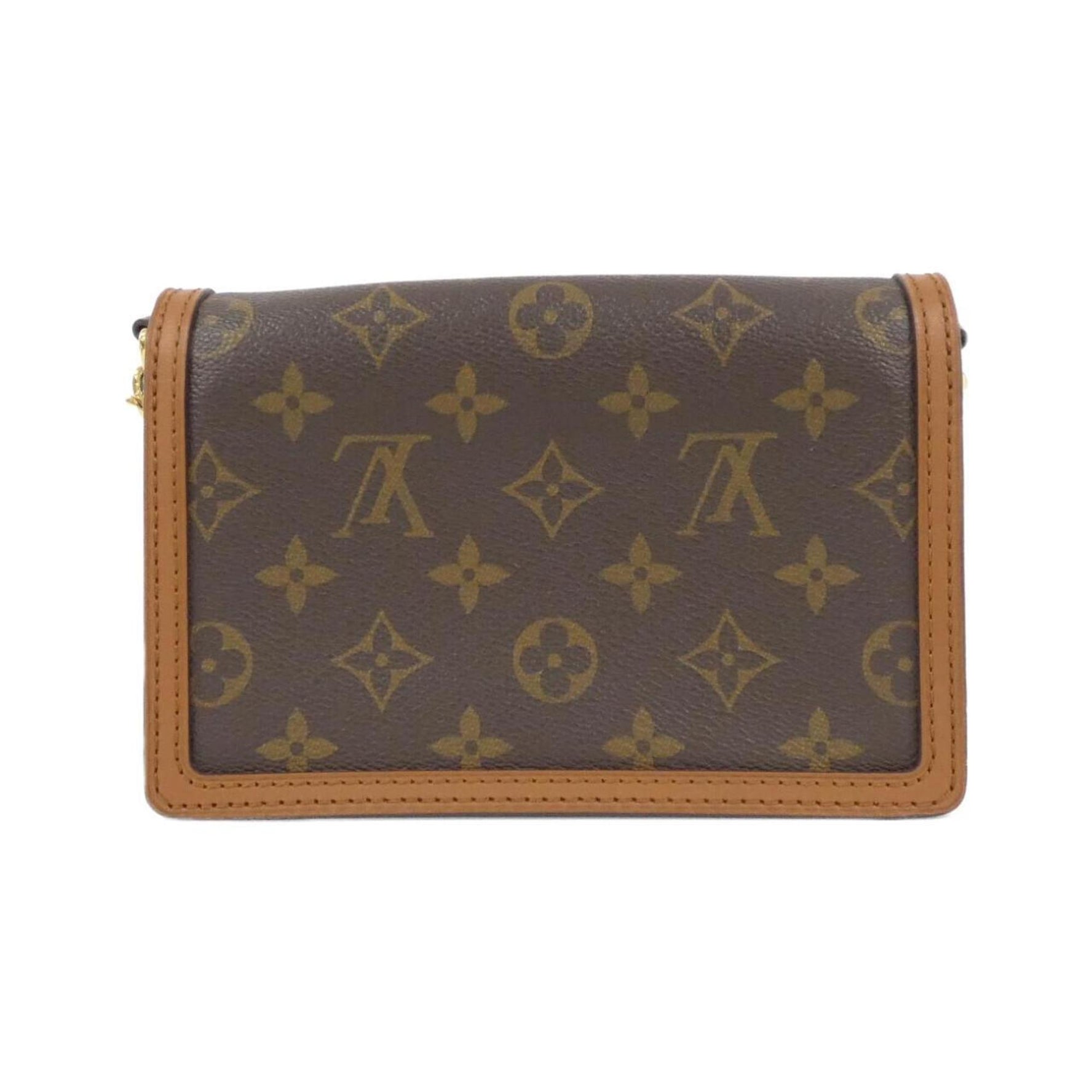 Louis Vuitton Monogram Portefeuille Dauphine Chain Wallet