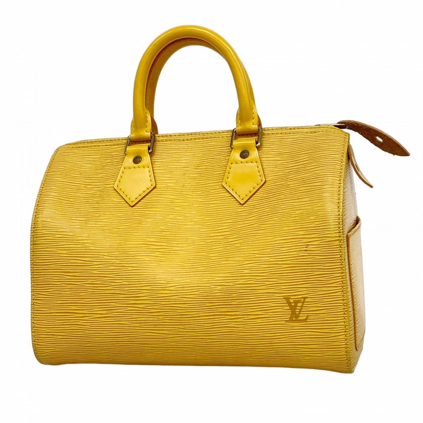 Louis Vuitton Epi Speedy 25 Handbag M43019 Tassili Yellow for Women