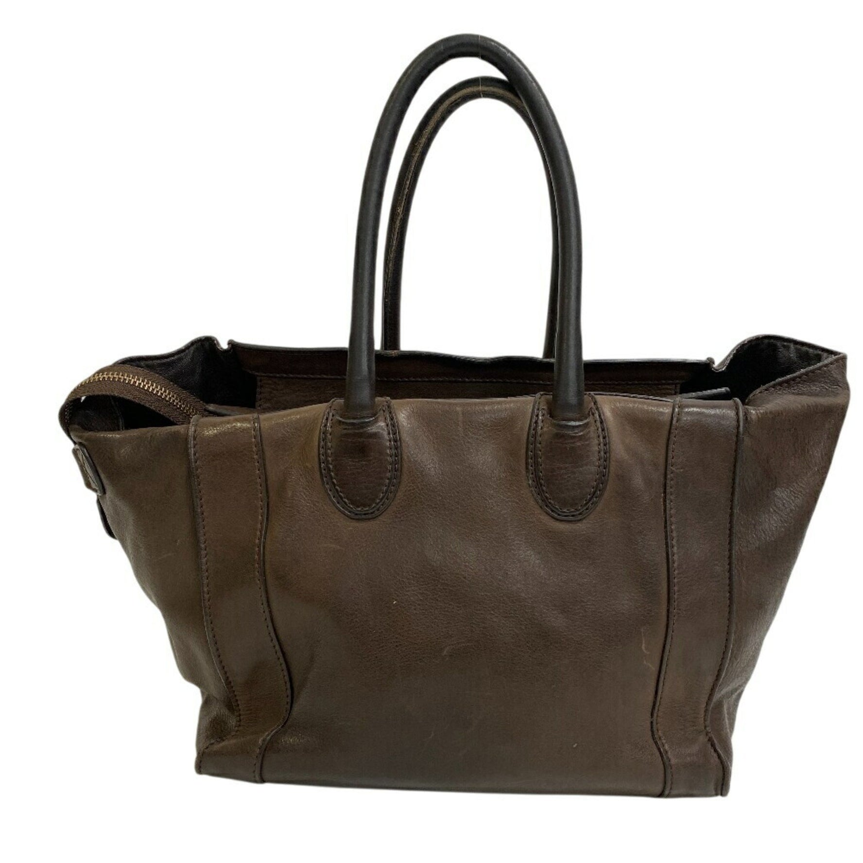 CELINE Phantom Shopper Handbag Luggage Tote Bag Brown