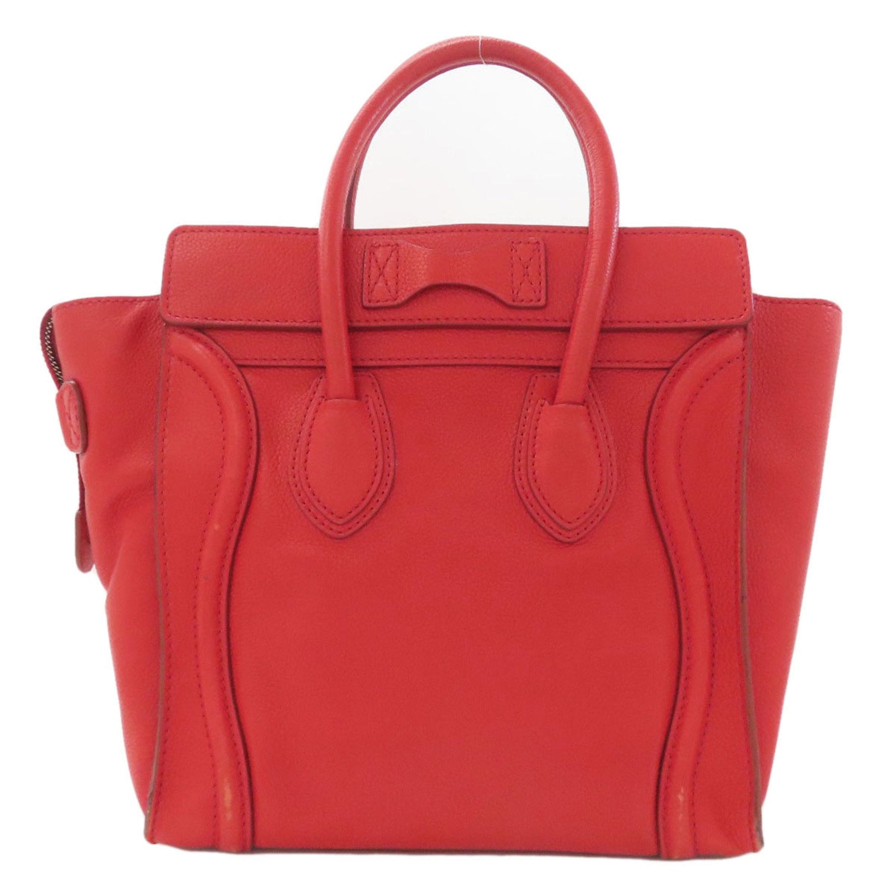 Celine Luggage Micro Handbag Leather