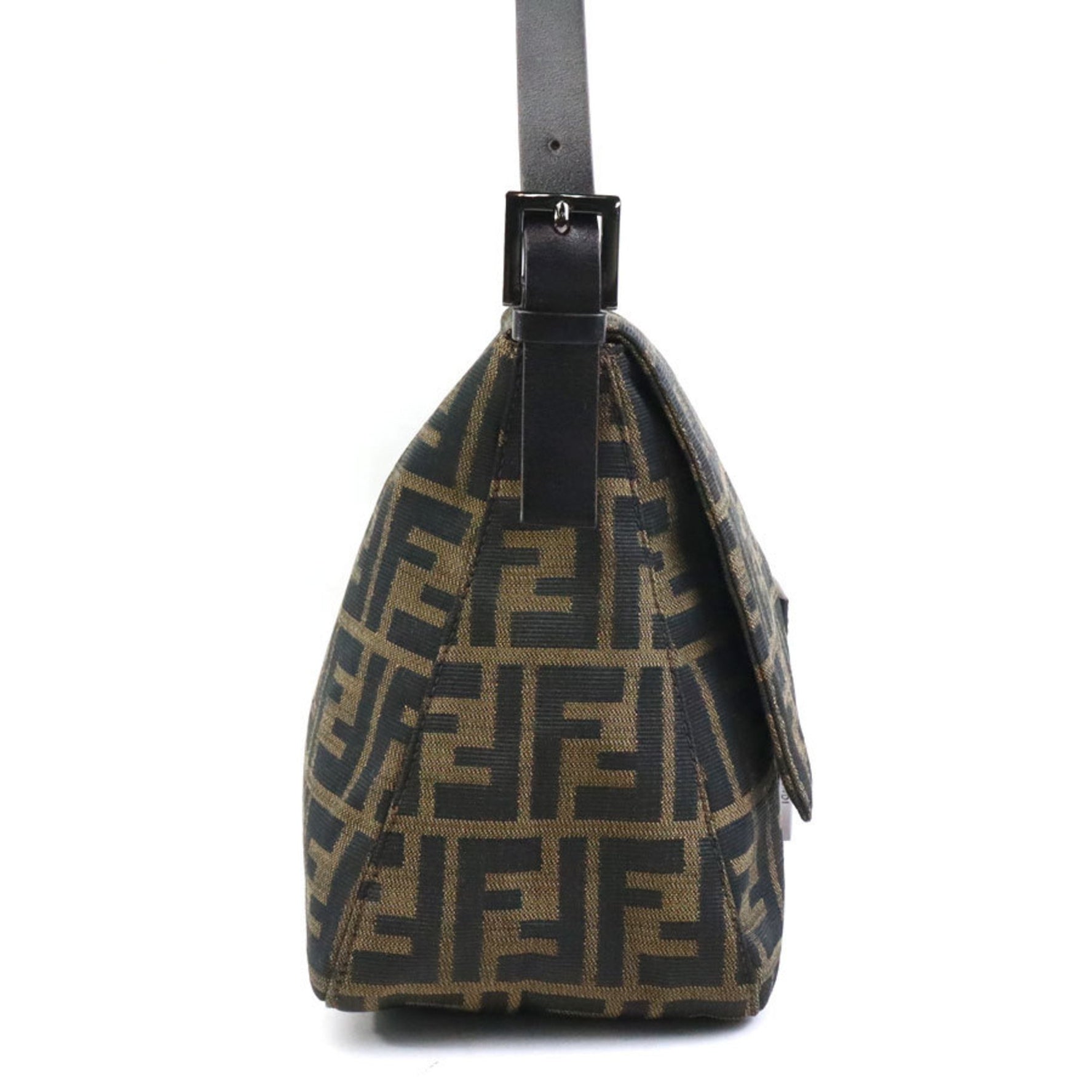 FENDI Shoulder Bag Zucca Mamma Bucket Canvas