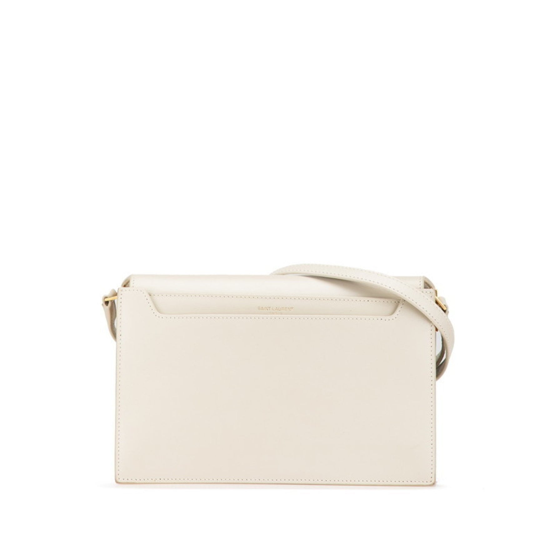 Saint Laurent Shoulder Bag Satchel White Leather Women's SAINT LAURENT