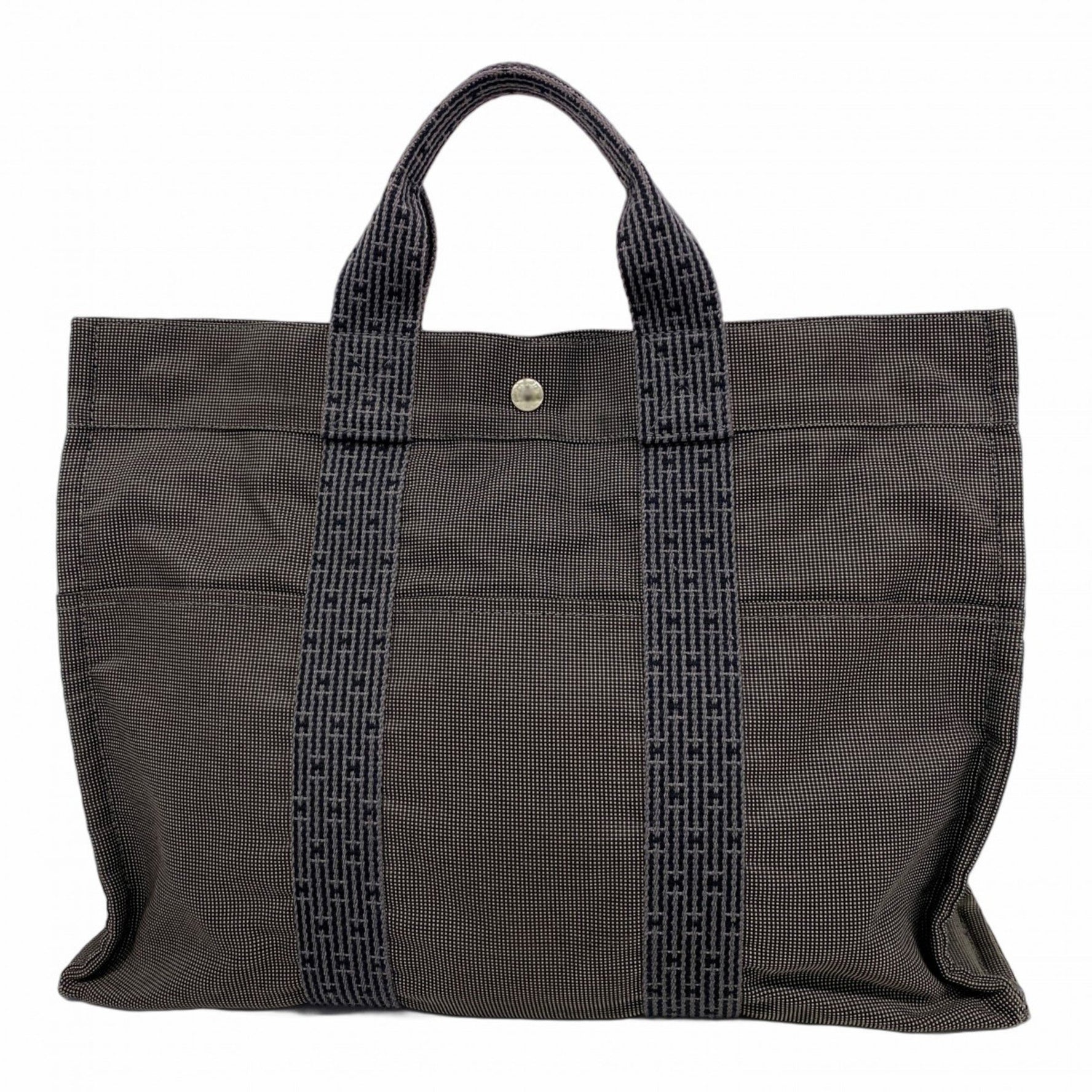 Hermes Hermès Air Line MM Tote Bag, Canvas, Men's and