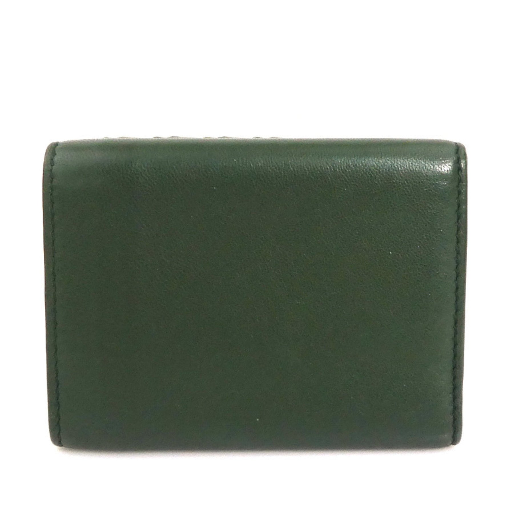Bottega Veneta Intrecciato Leather Tri-fold Wallet in Green for Men and Women, h31461g