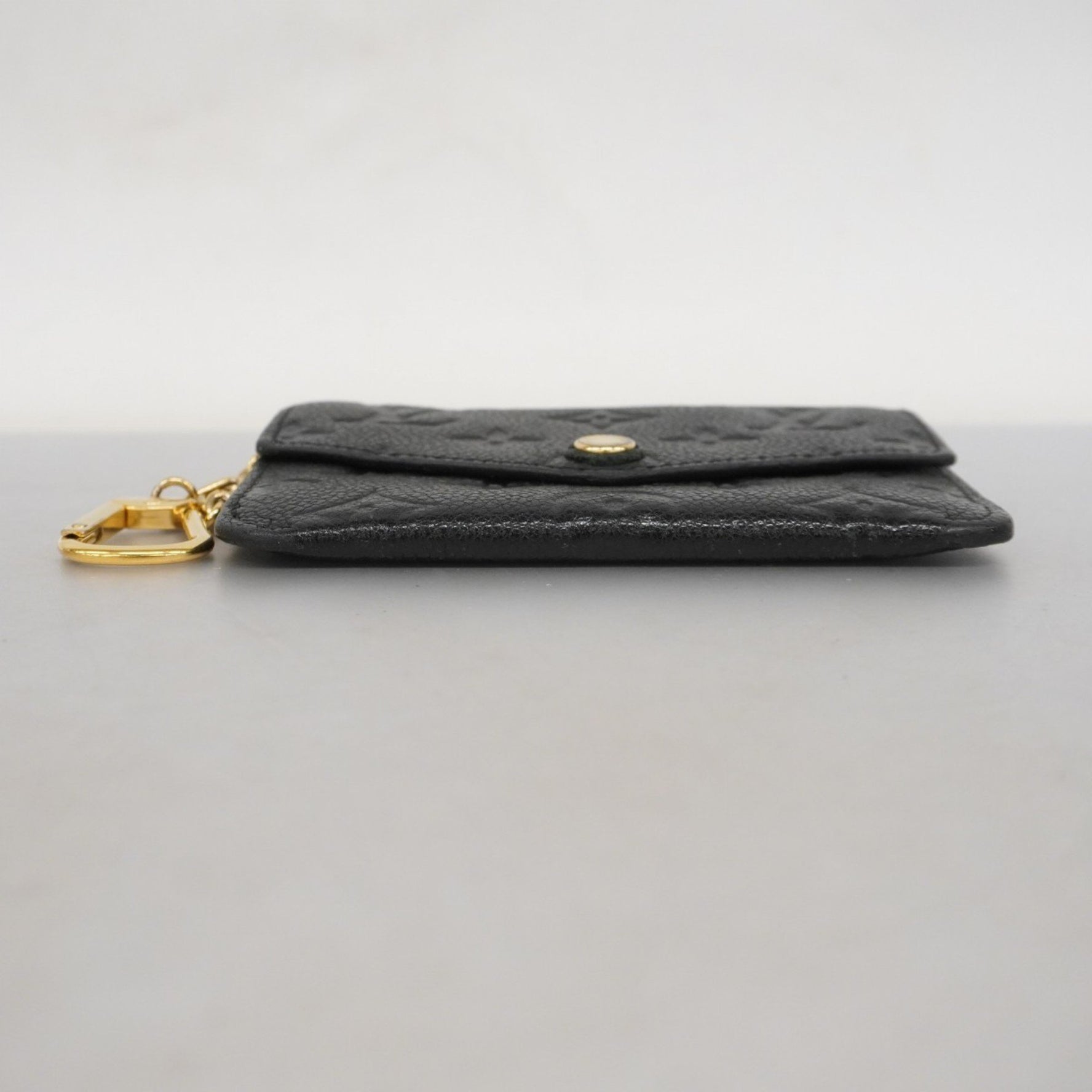 Louis Vuitton Monogram Empreinte Pochette Cle Wallet/Coin Case M60633 Noir Women's