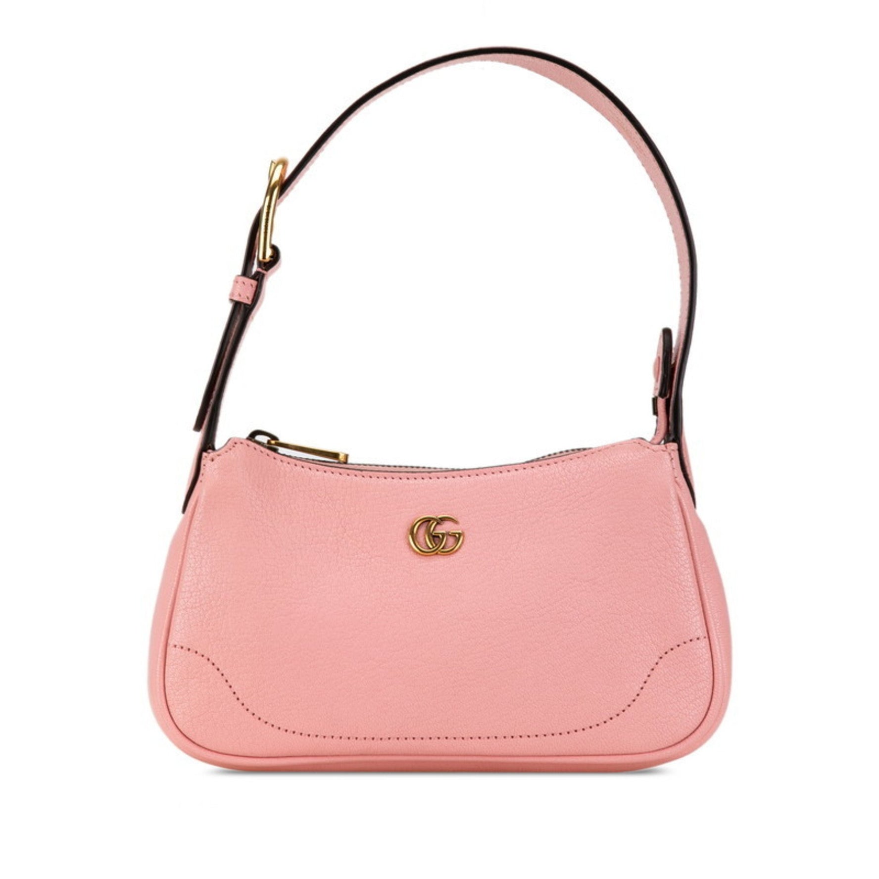 Gucci GG Marmont Aphrodite Shoulder Bag Pink Leather Women's GUCCI