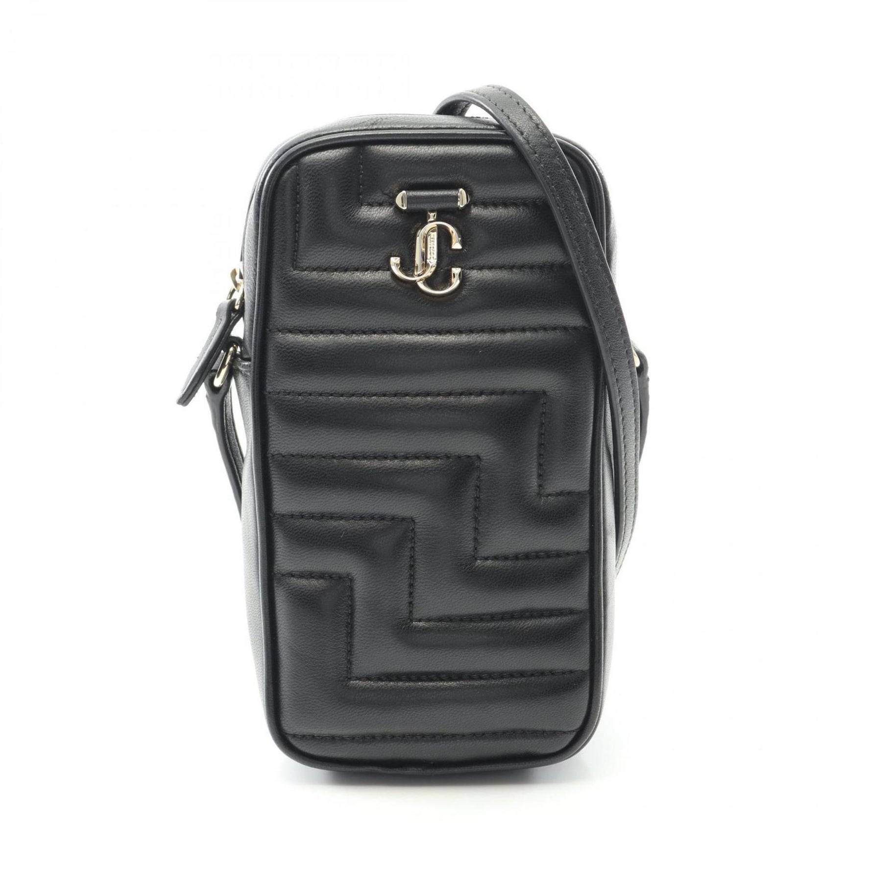 JIMMY CHOO AVENUE Phone Case Shoulder Bag, Leather