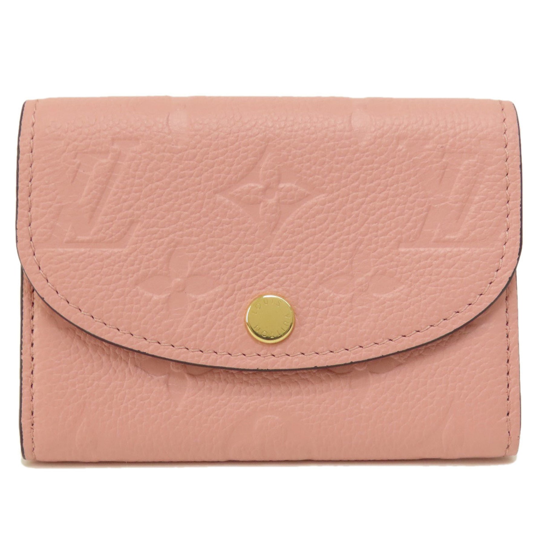 Louis Vuitton Portomonnaie Rosalie Rose Poodle Wallet/Coin Case Empreinte