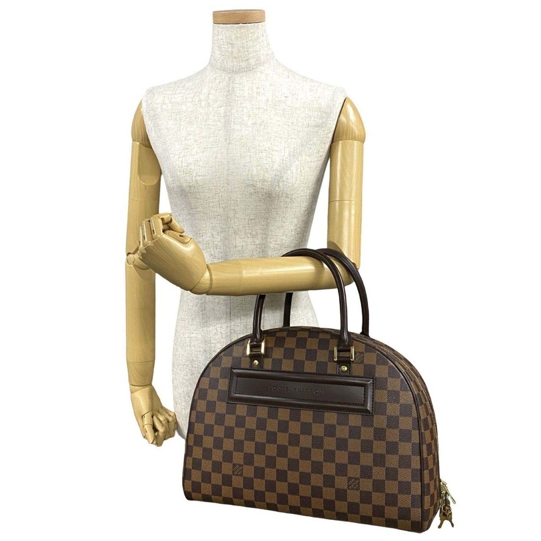 Louis Vuitton NoRita Damier Leather Handbag/Boston Bag/Tote Bag