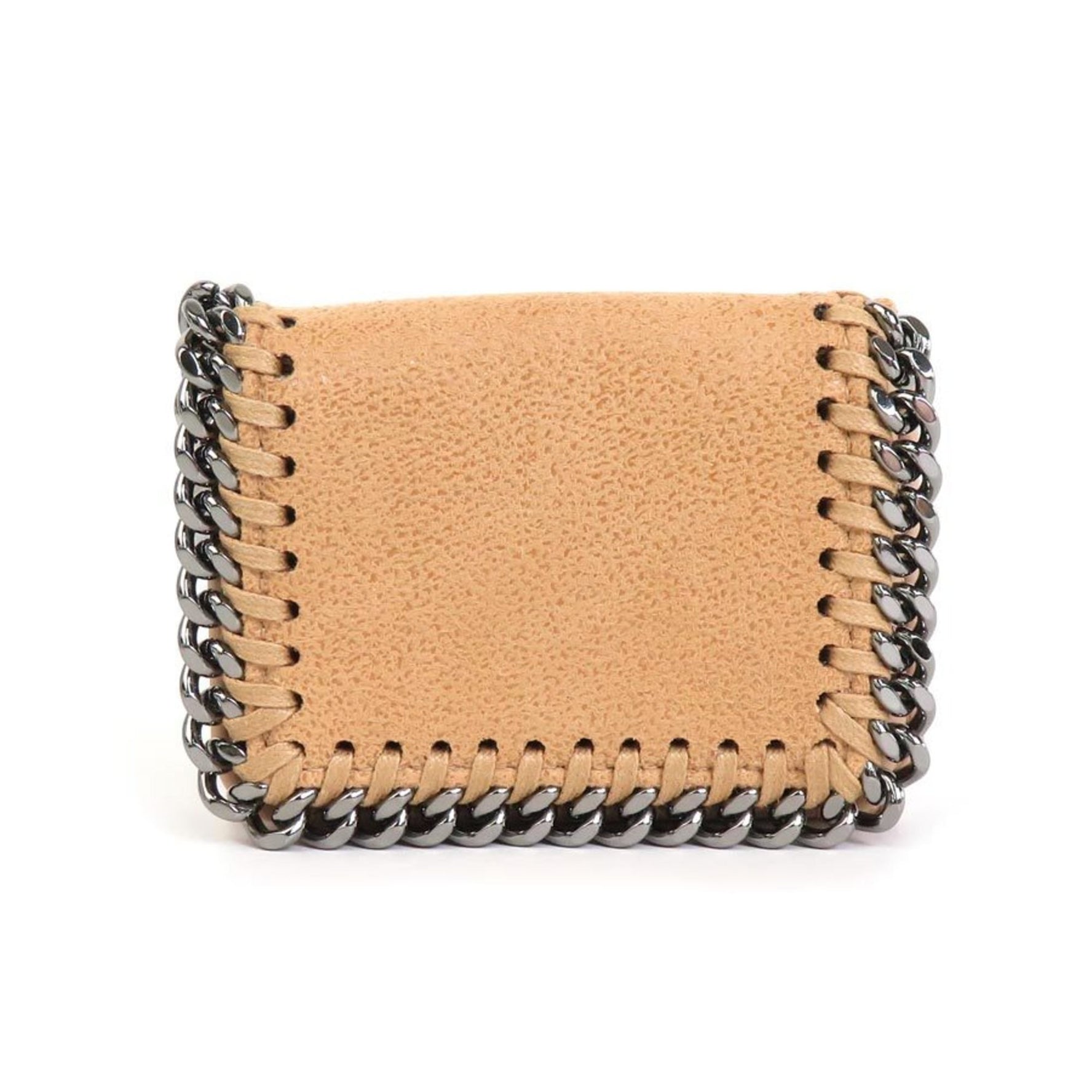 Stella McCartney Trifold Wallet Falabella Synthetic Leather Light Brown