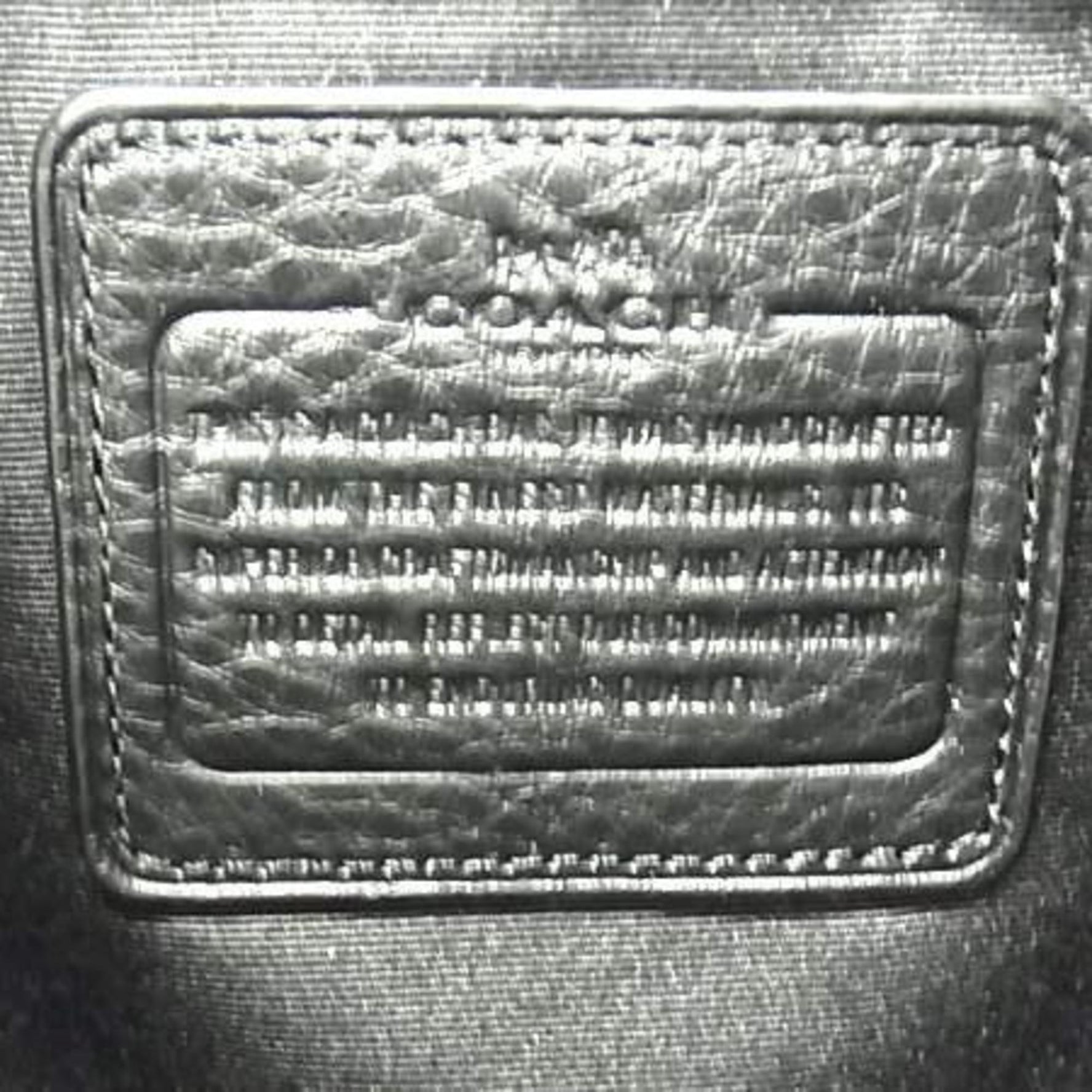 COACH Tote Bag Shoulder Leather