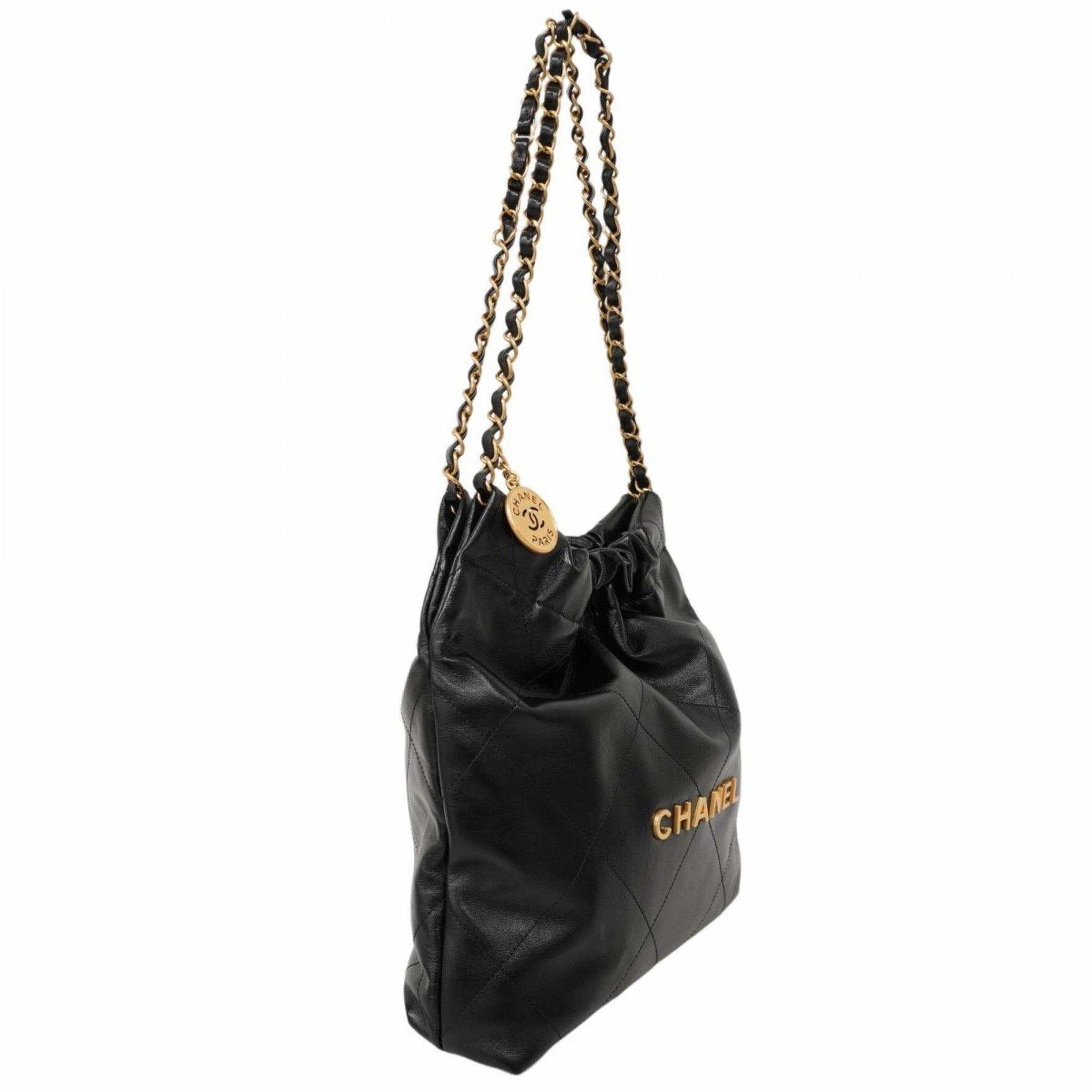 Chanel Shoulder Bag Chain 22 Calfskin