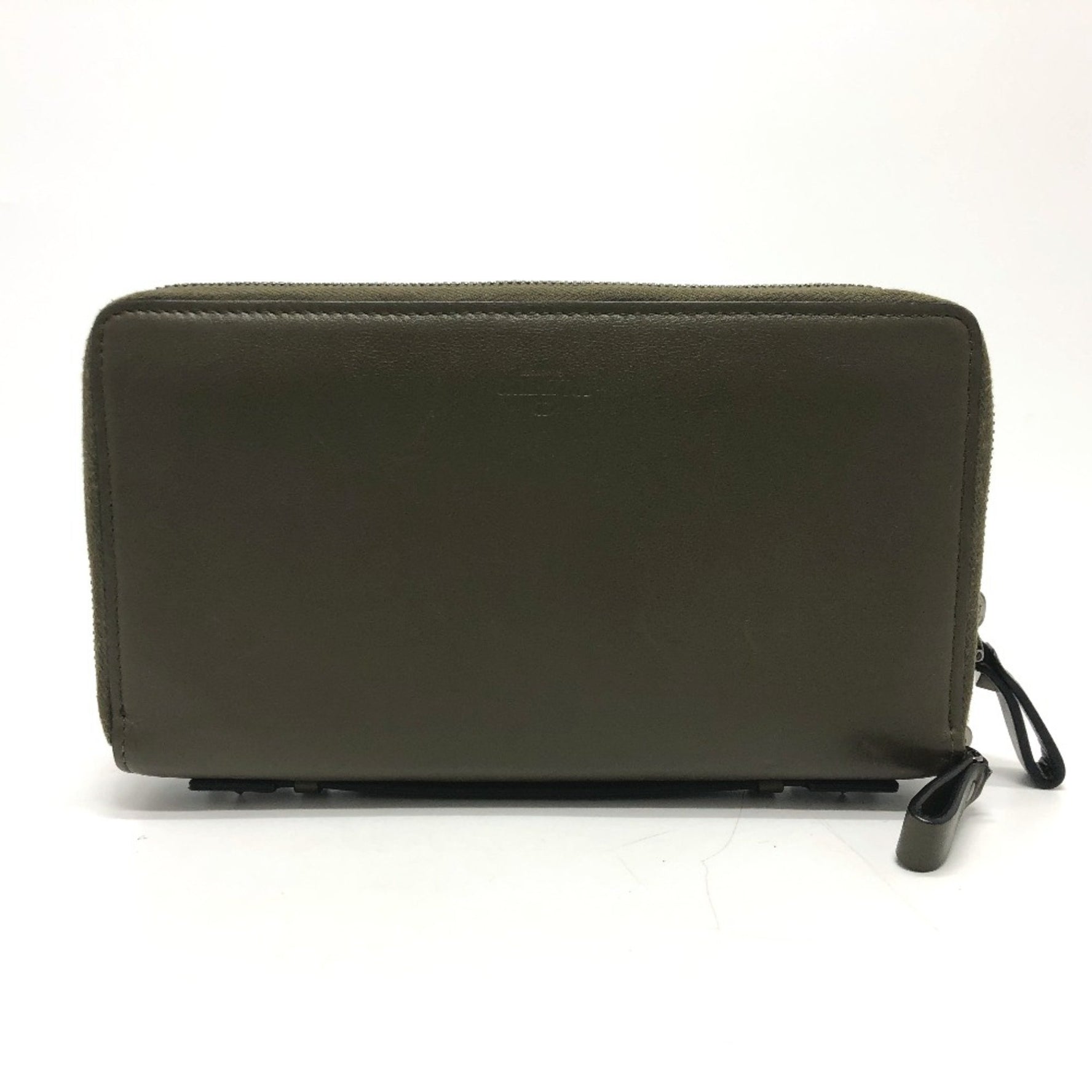 Valentino Garavani Valentino-Galavani Rock studs Wallet Long Wallet khaki SilverHardware