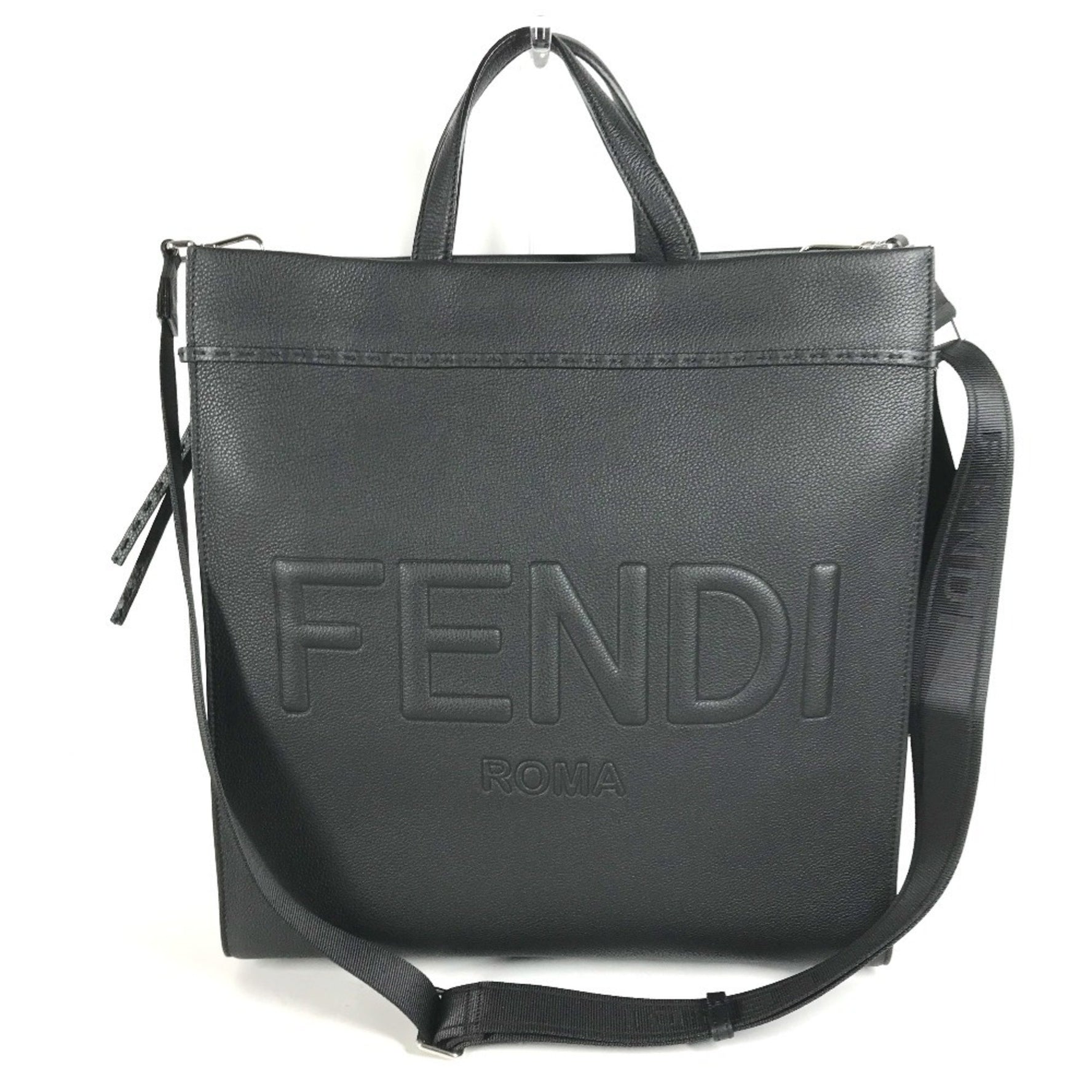FENDI Shoulder Bag, Shopper Medium, Selleria Tote Leather, Men's