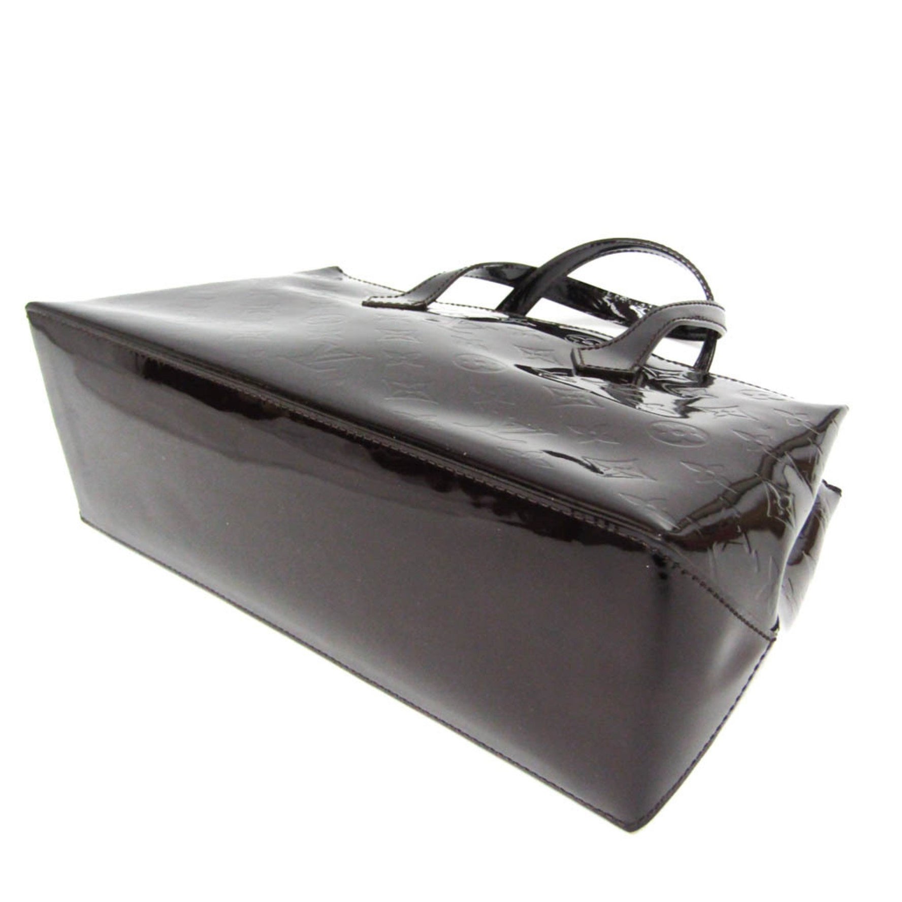 Louis Vuitton Monogram Vernis Wilshire PM M93641 Women's Handbag Amarante