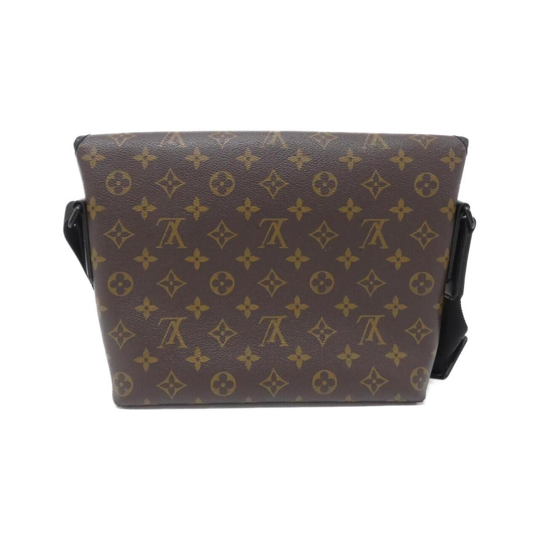 Louis Vuitton Monogram Macassar Magnetic Messenger Shoulder Bag