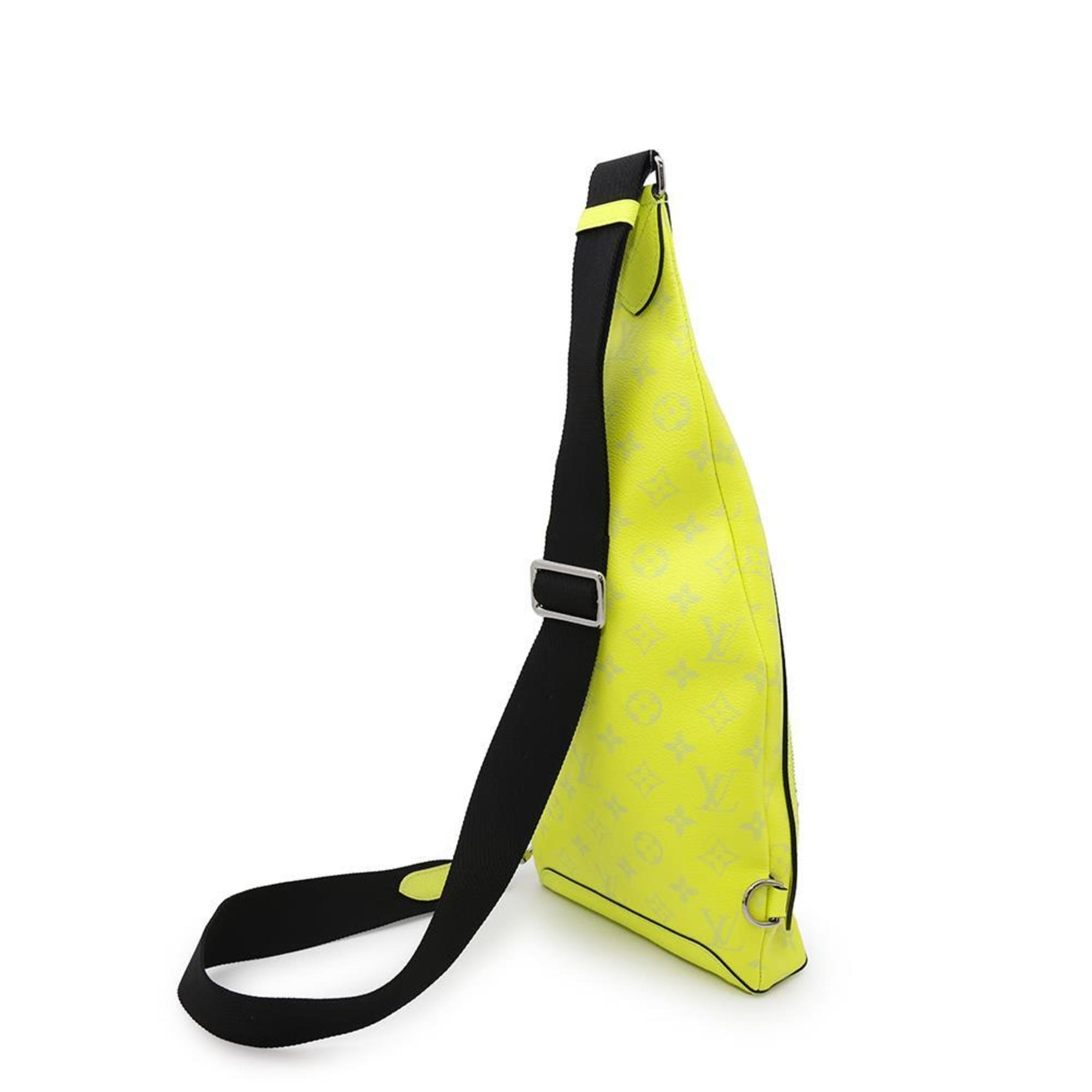 Louis Vuitton Body Bag Monogram Taiga Duo Sling Rama Neon Yellow