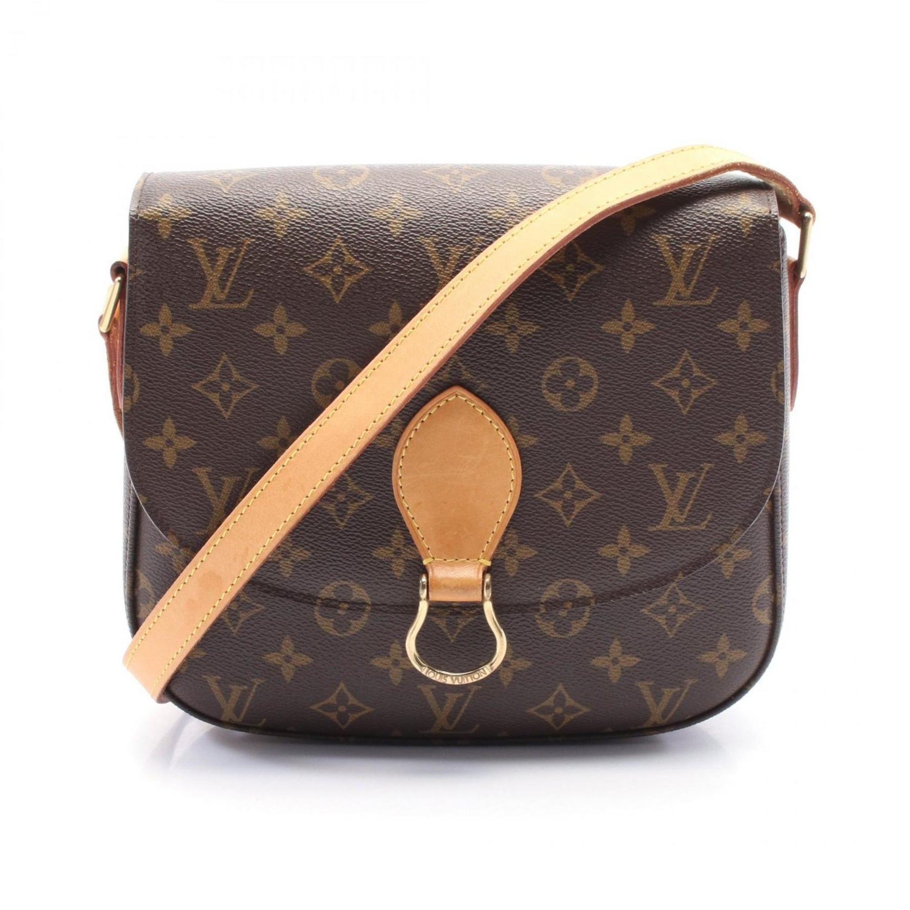 Louis Vuitton Saint-Cloud GM Shoulder Bag, Coated Canvas and Leather, Monogram