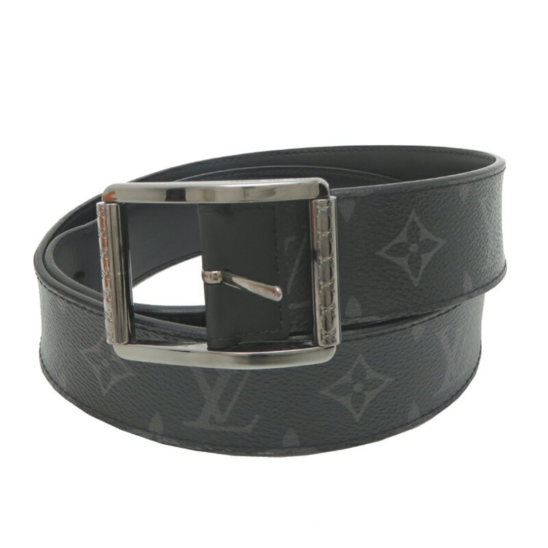 Louis Vuitton Santur Reverso #90 Belt Monogram Eclipse