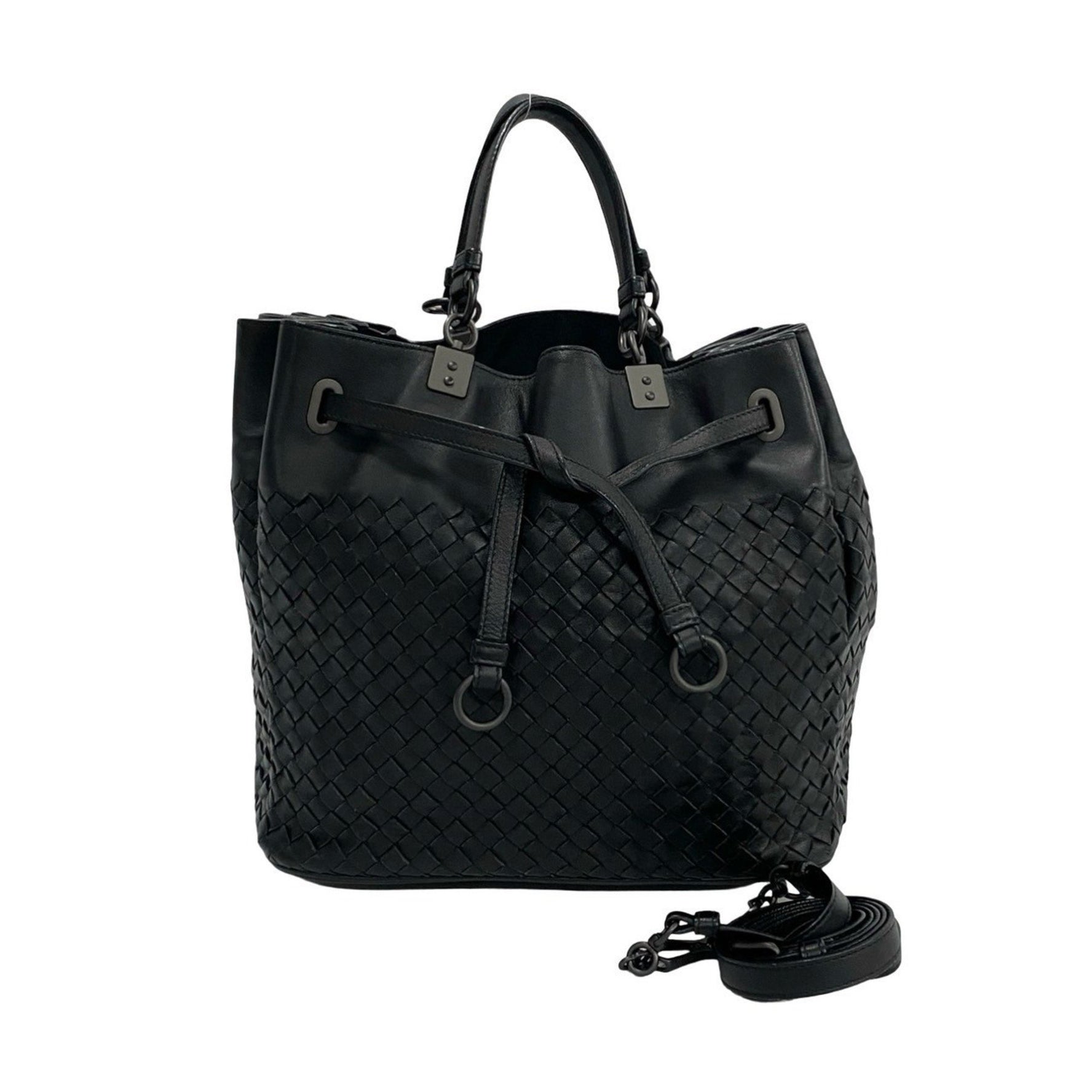 BOTTEGA VENETA Intrecciato Leather Handbag/Shoulder Bag