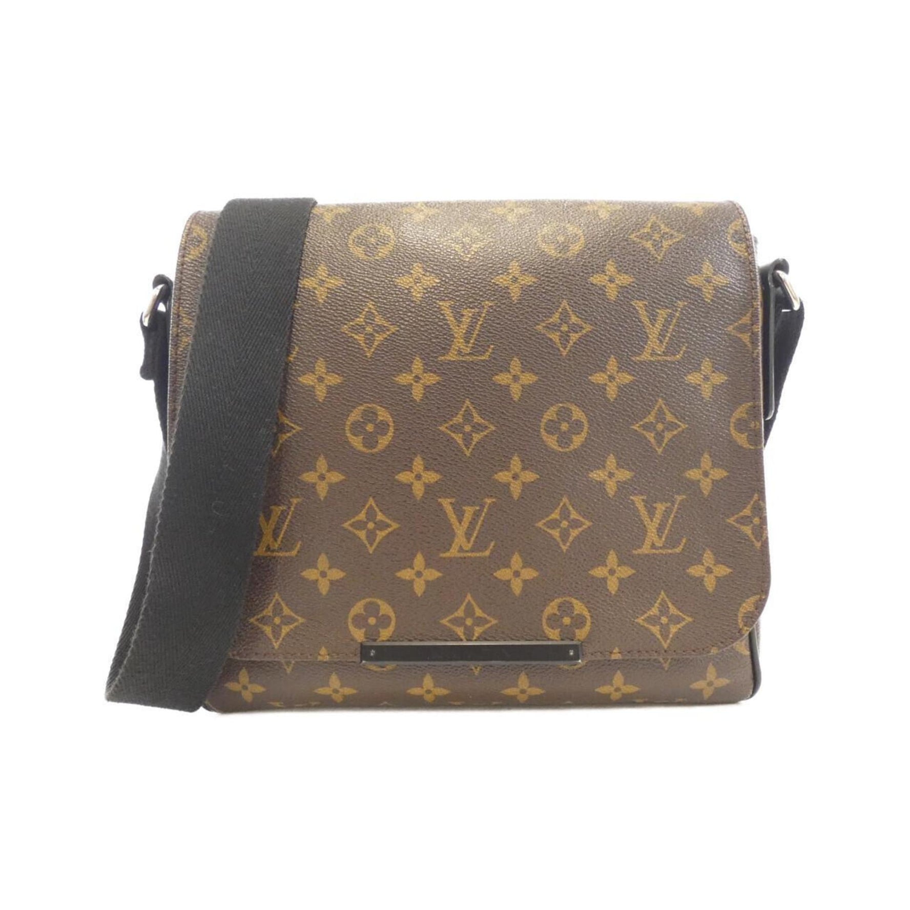 Louis Vuitton Monogram Macassar District PM Shoulder Bag