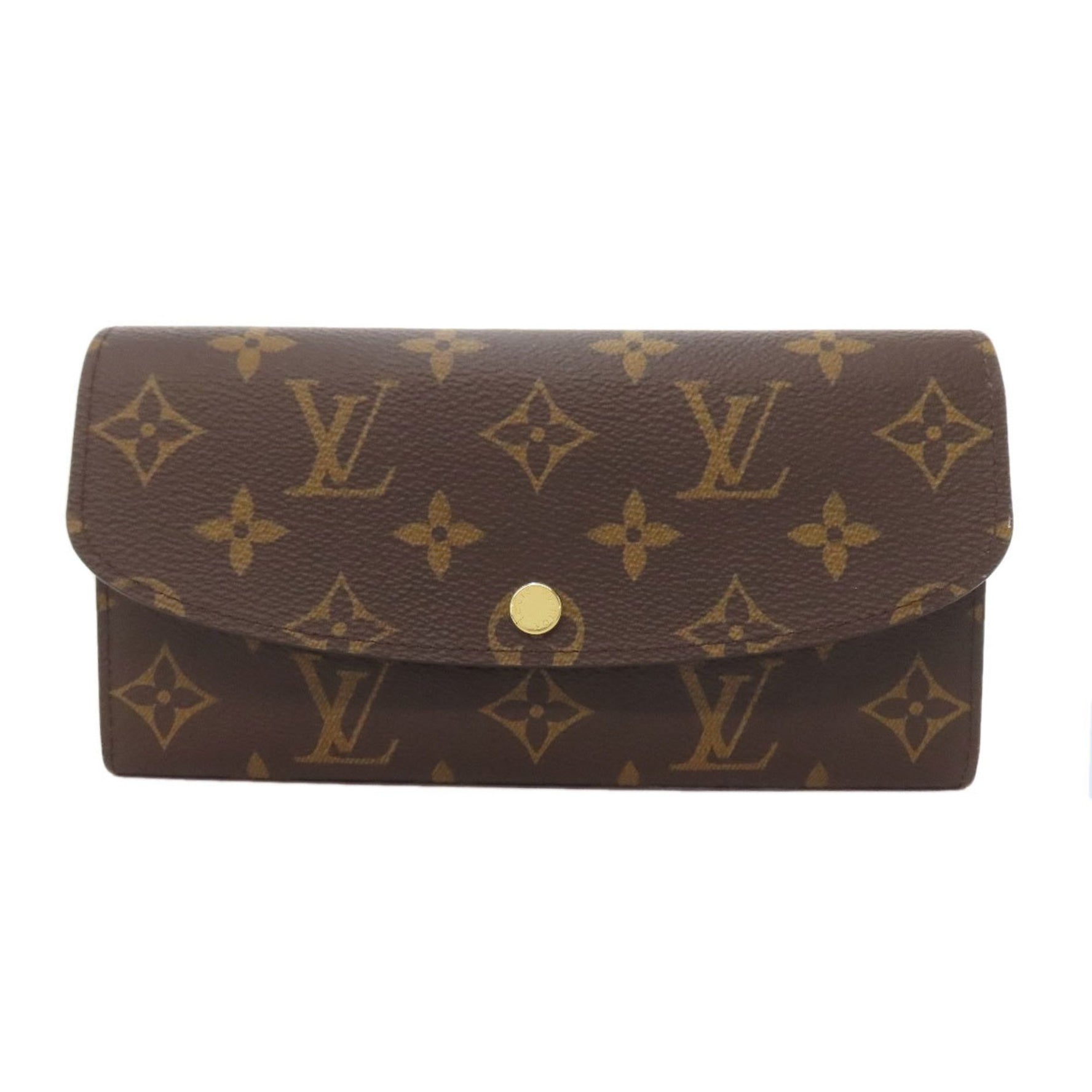 Louis Vuitton Portefeuille Emily Long Wallet Monogram Canvas LOUIS VUITTON