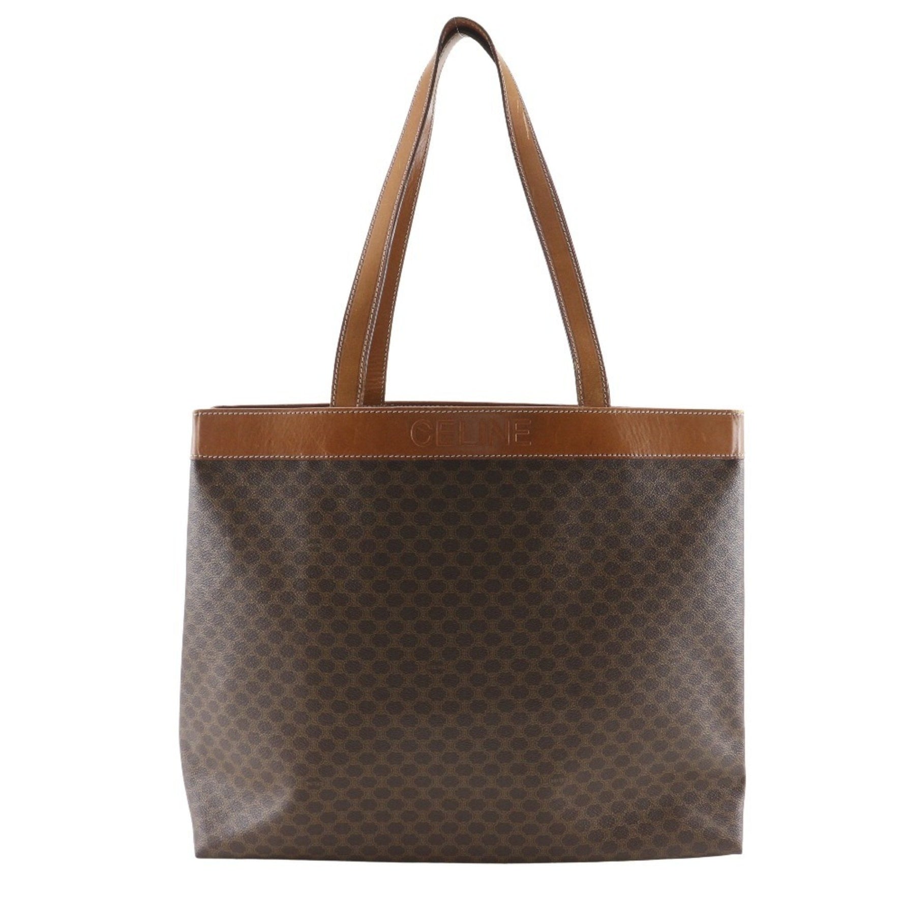 Celine Macadam Tote Bag, PVC and Leather