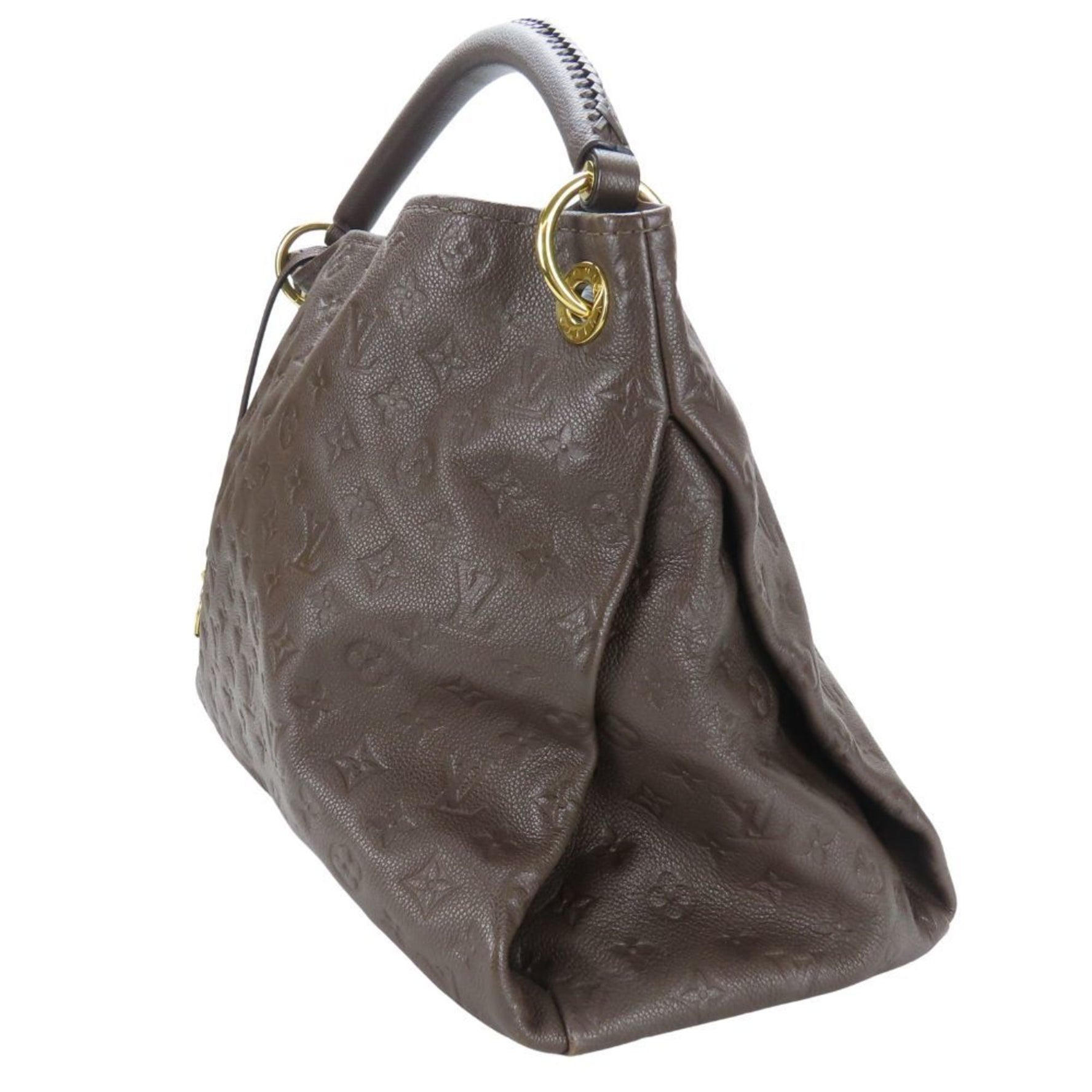 Louis Vuitton Shoulder Bag Artsy MM Monogram Empreinte Dark Brown