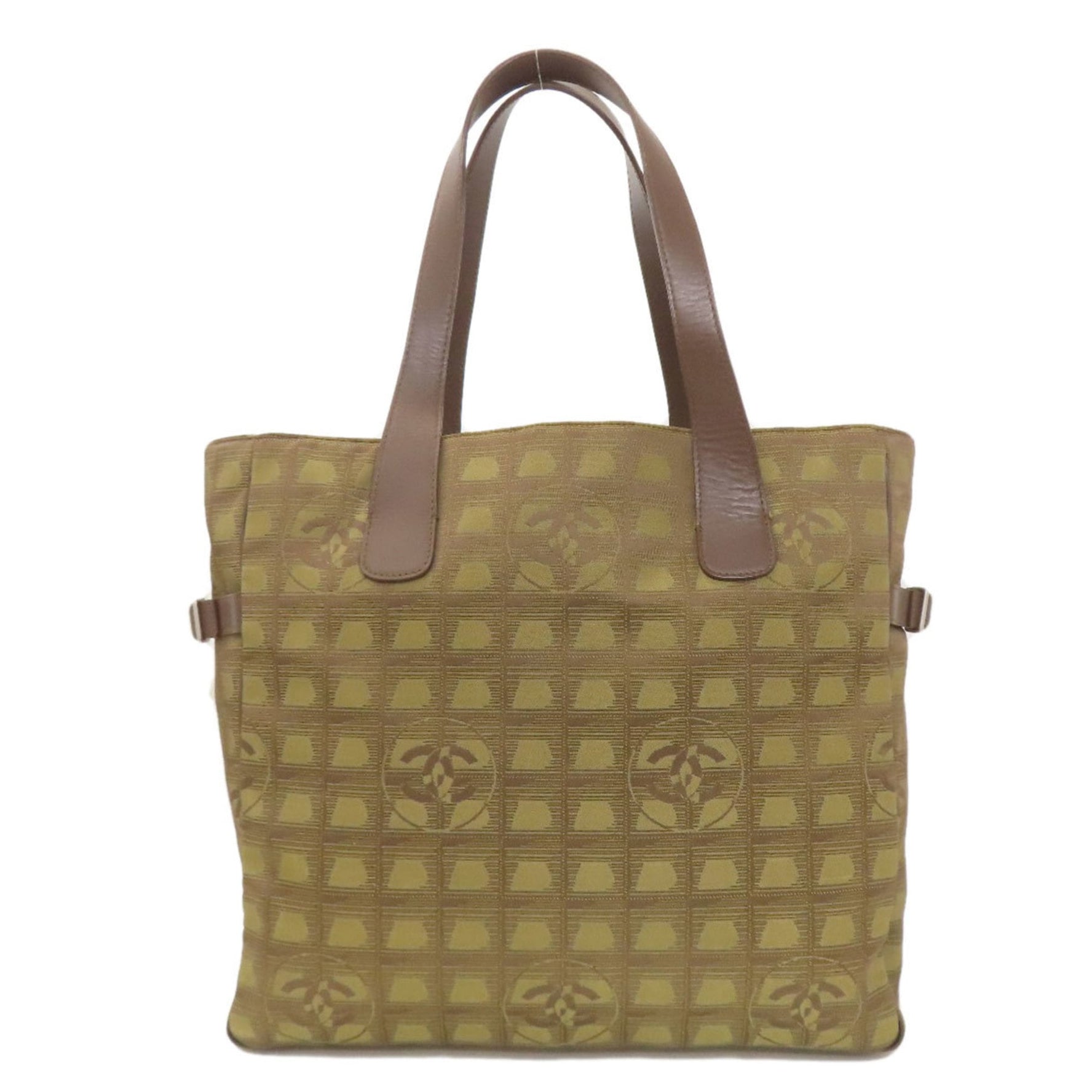 CHANEL New Travel Line Tote Bag Nylon Jacquard