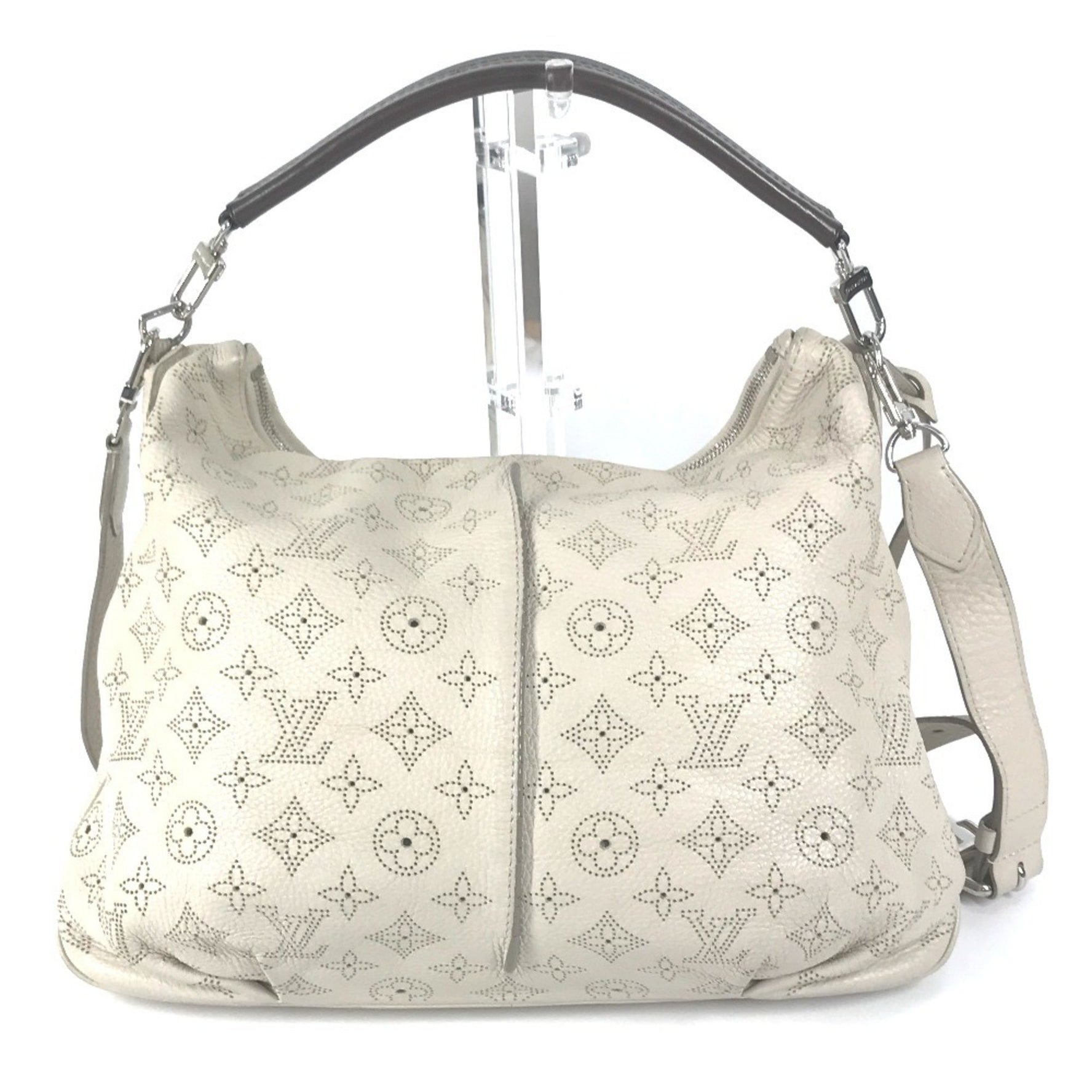 Louis Vuitton Monogram Mahina Selene PM Bag, Crossbody, Handbag, Tote Shoulder Leather