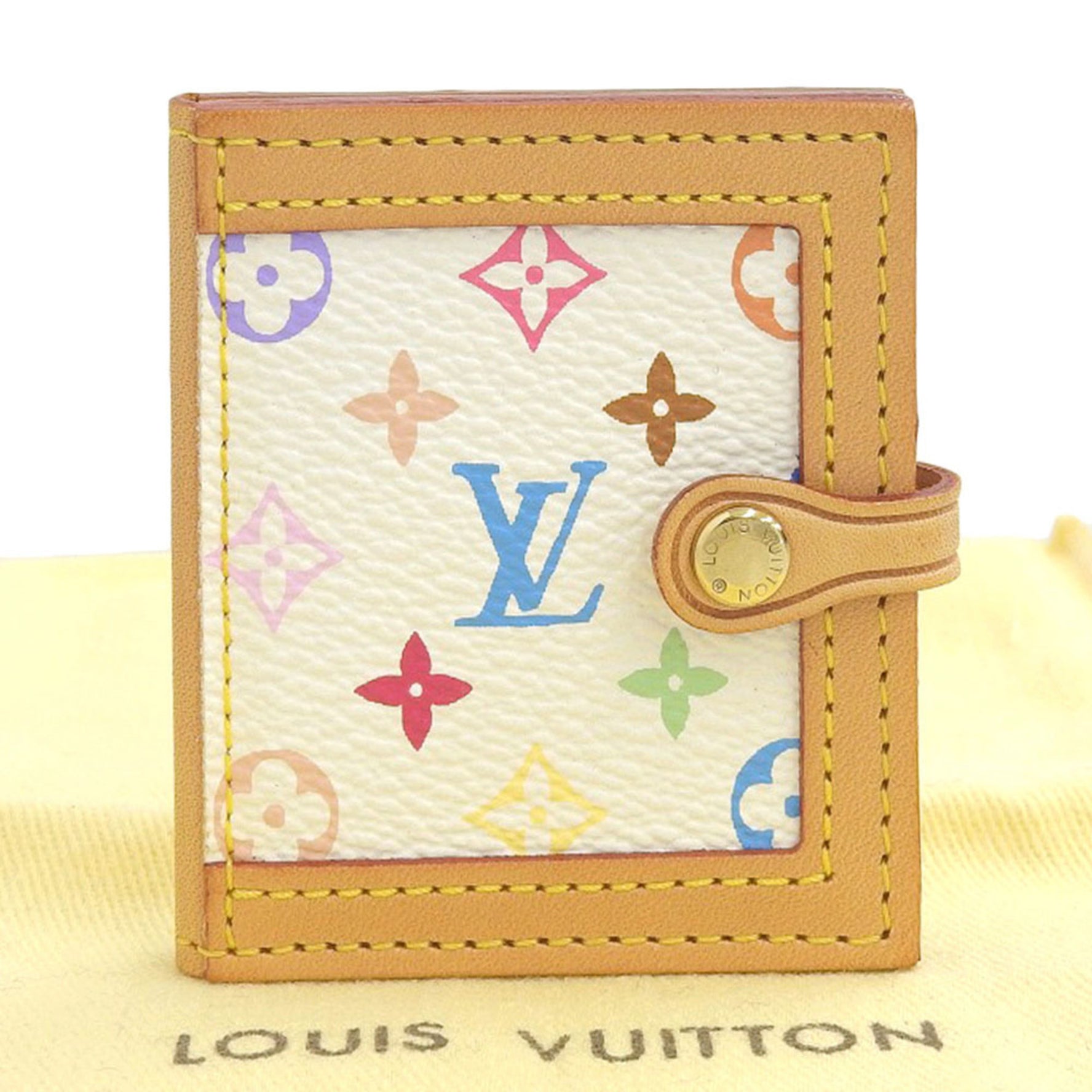 Louis Vuitton Monogram Multicolor Porte Photo 2 Vole Case