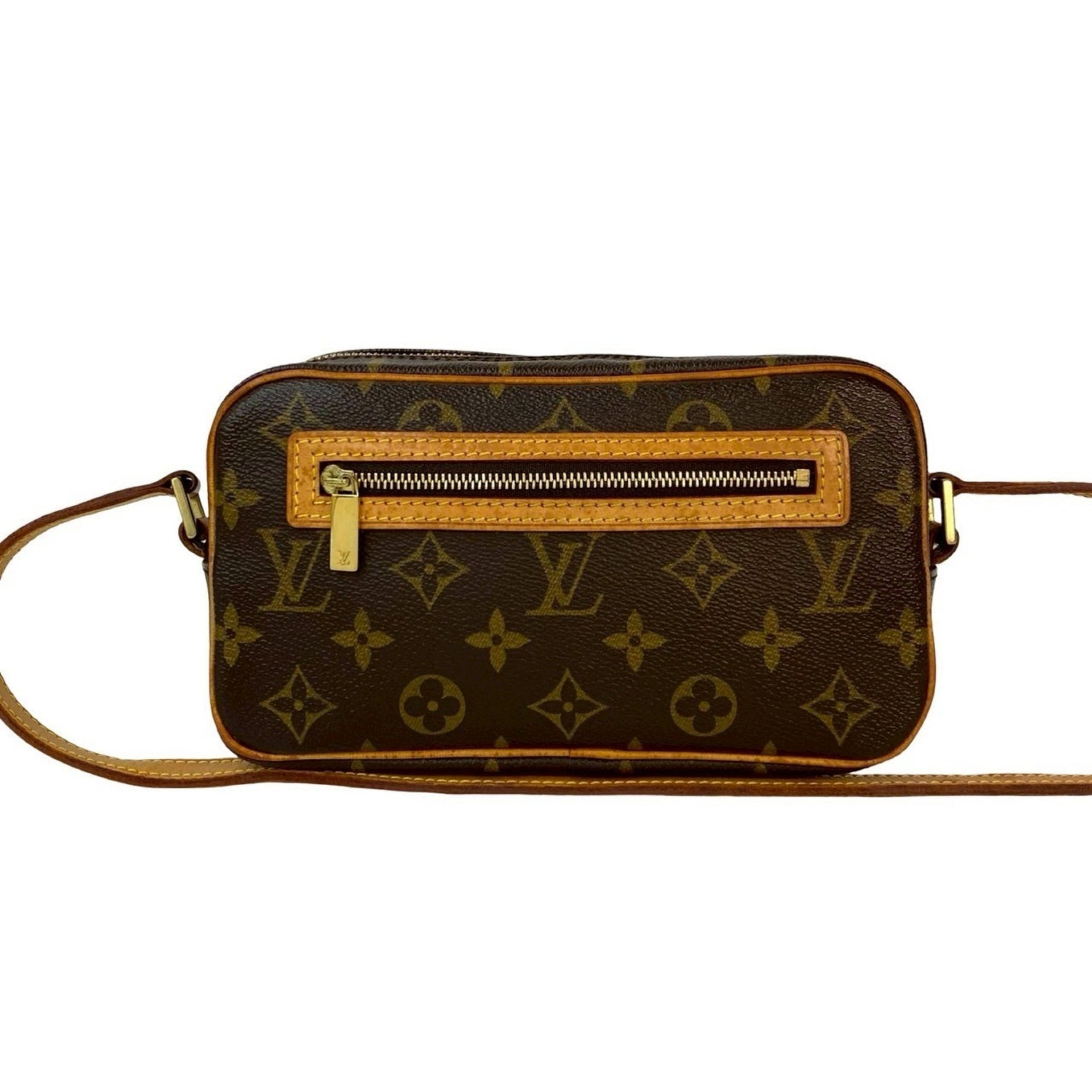 LOUIS VUITTON Pochette Cite Monogram Leather Semi-Shoulder Bag/One-Shoulder Bag