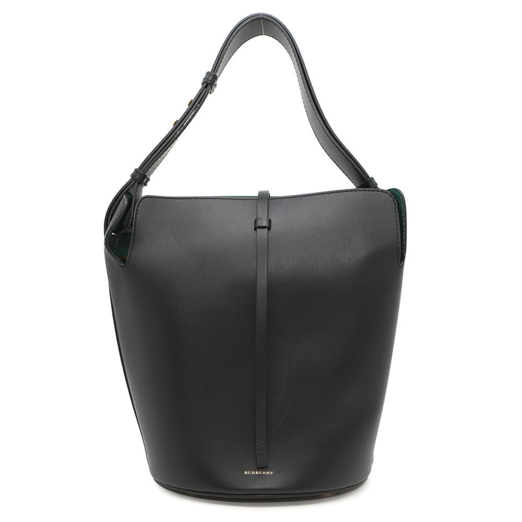 Burberry Shoulder Bag Bucket Calf Leather