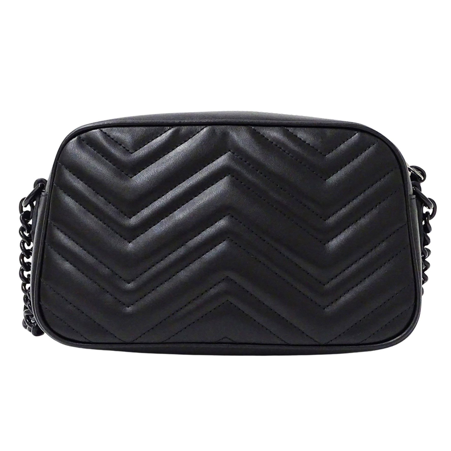 Gucci GG Marmont Leather Shoulder Bag, Quilted Mini Small, Crossbody Bag