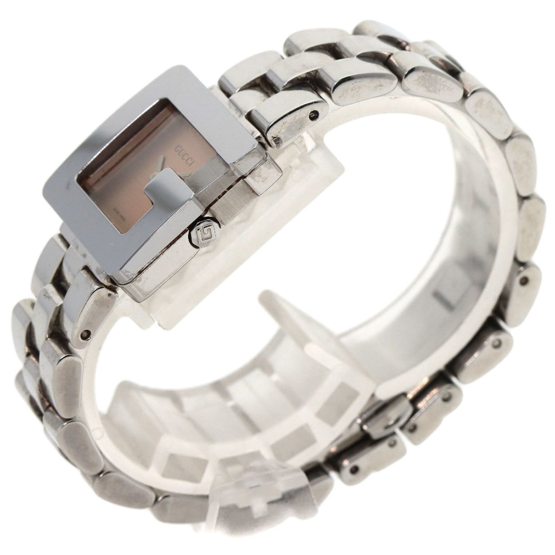 Gucci 3600L G Square Watch Stainless Steel SS Ladies GUCCI