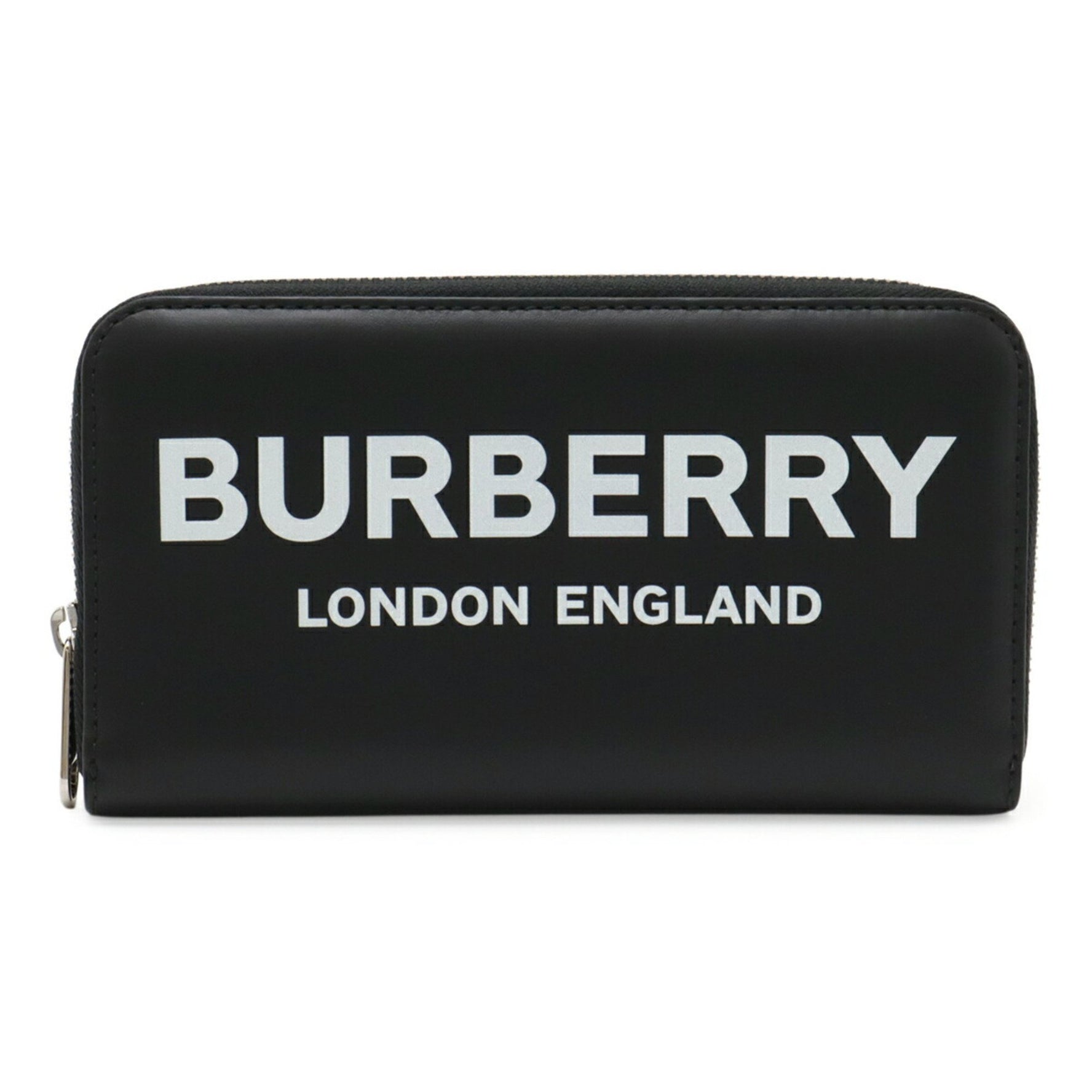 BURBERRY Print Round Long Wallet Leather