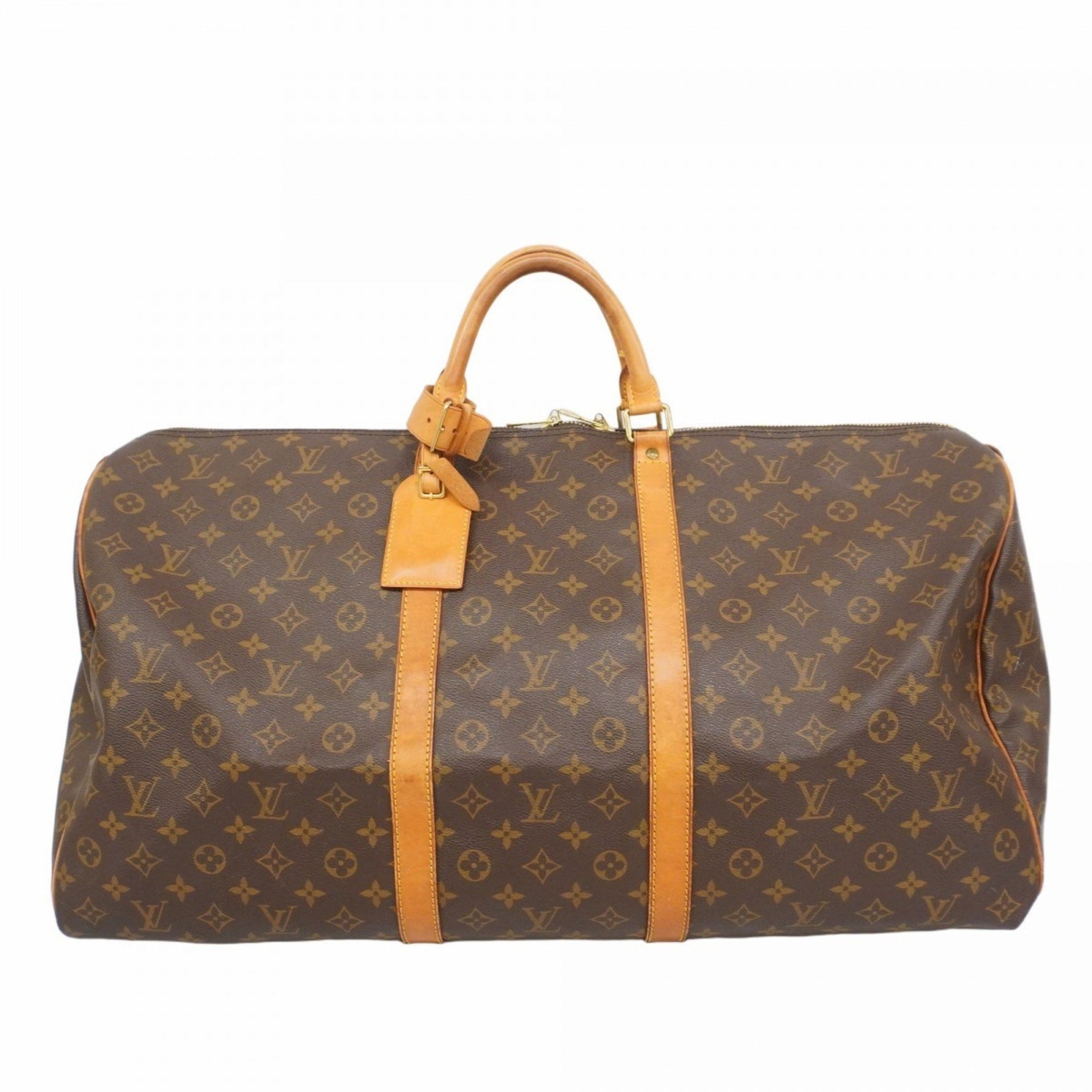 Louis Vuitton Monogram Keepall 60 Boston Bag Men's and
