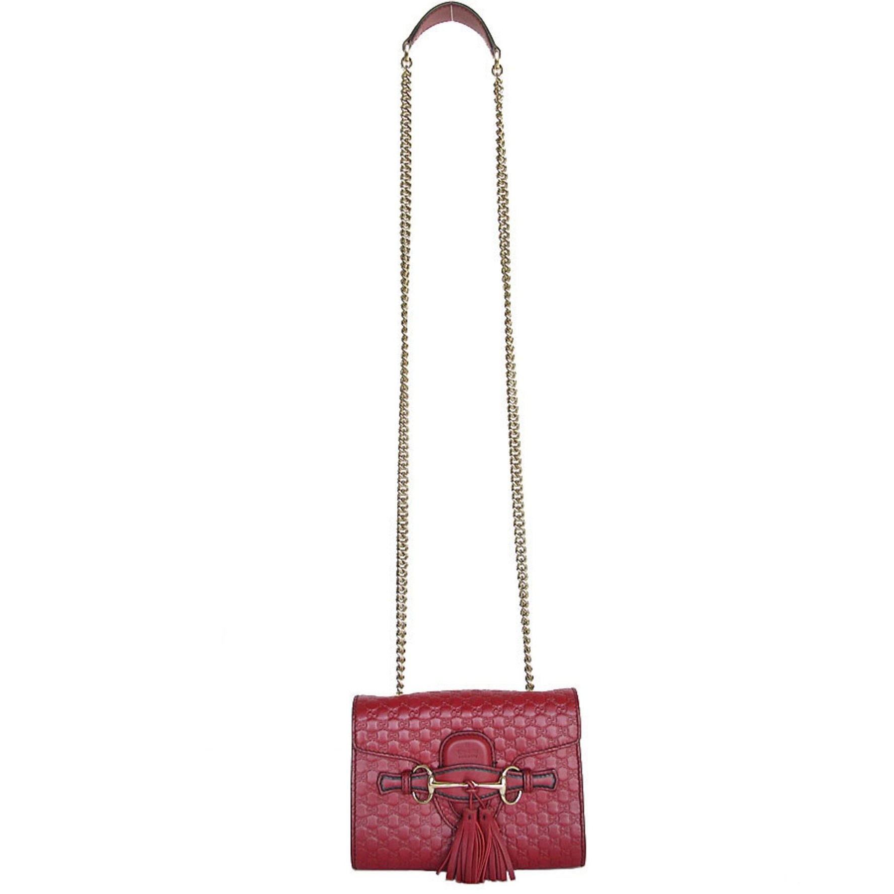 GUCCI shoulder bag micro Guccissima leather bordeaux light gold ladies s0374j